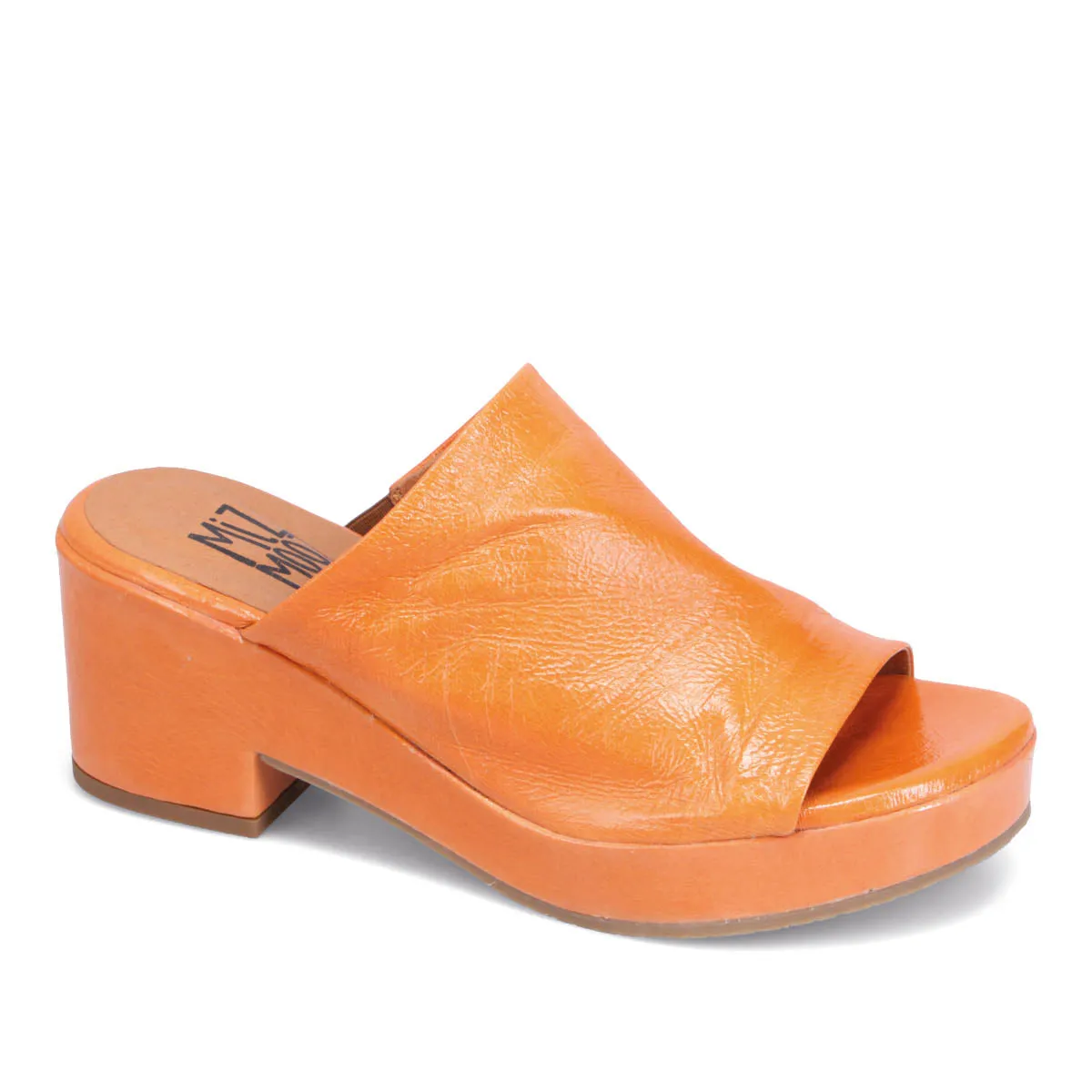 Gwen Patent Heeled Slide sold by Miz Mooz product image thumbnail 5