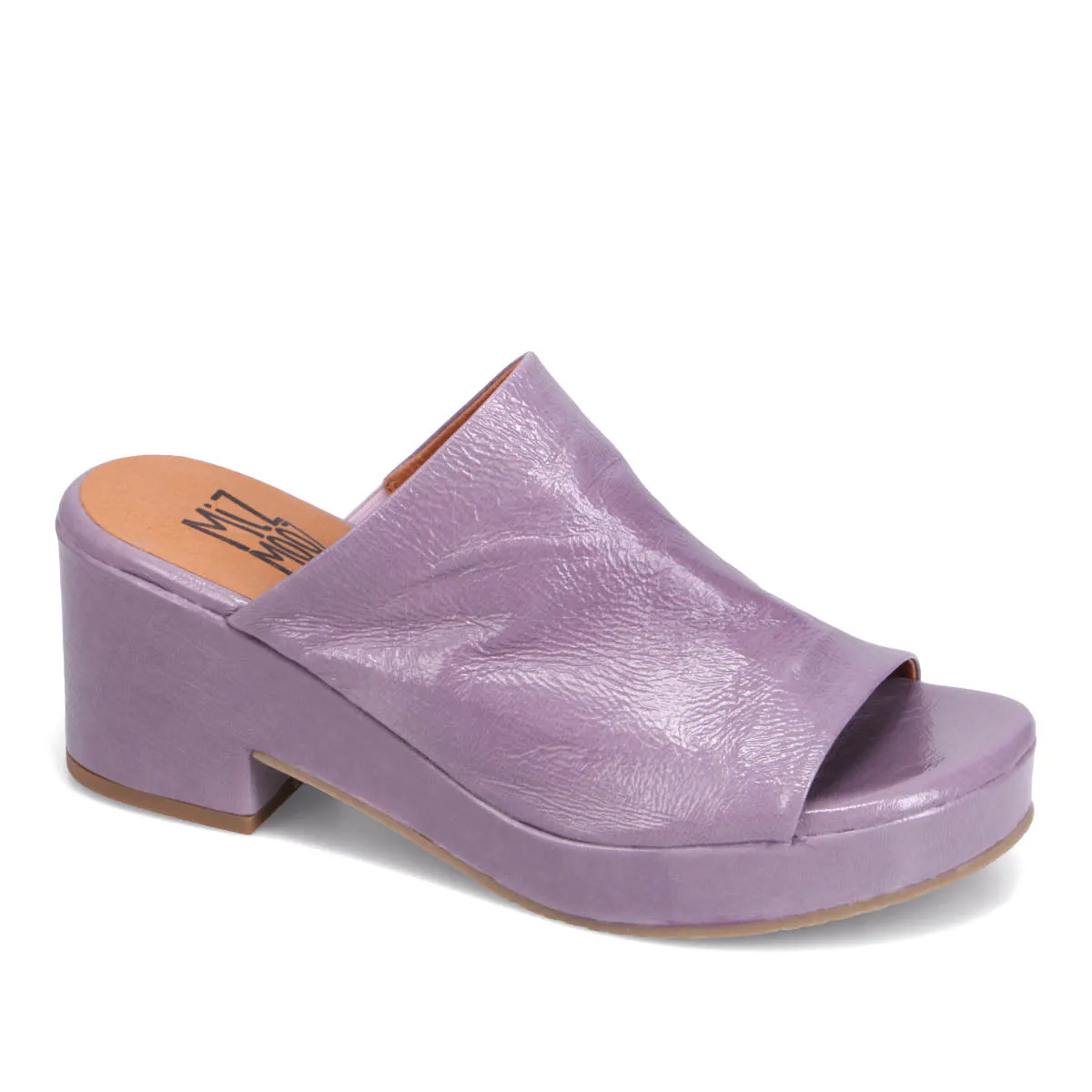 Gwen Patent Heeled Slide sold by Miz Mooz product image thumbnail 2