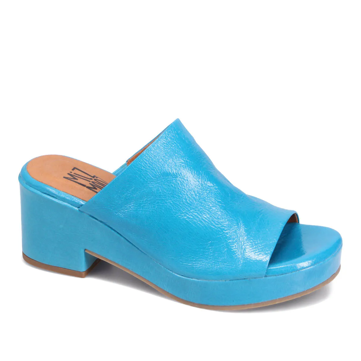 Gwen Patent Heeled Slide sold by Miz Mooz product image thumbnail 3