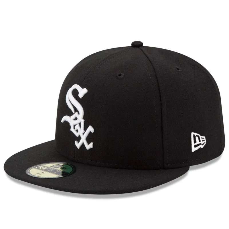 Men's New Era Black Chicago White Sox Game Authentic Collection On-Field 59FIFTY Fitted Hat sold by MLB
