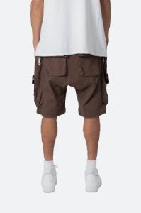 Utility Cargo Pocket Shorts - Brown sold by MNML