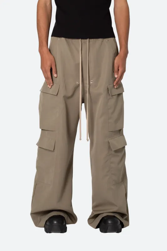 Rave Double Cargo Pants - Olive sold by MNML