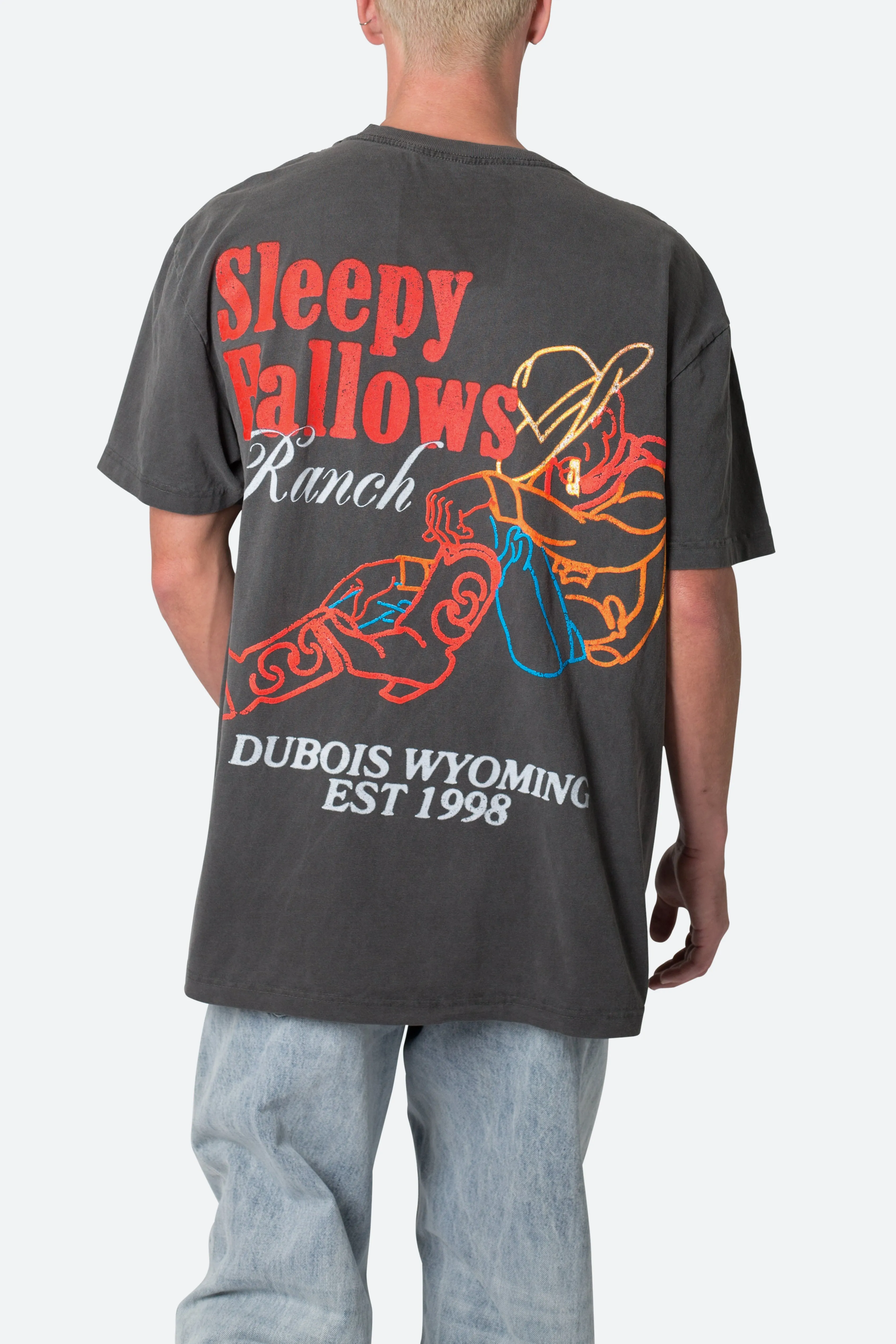 Neon Cowboy Tee - Washed Black sold by MNML product image thumbnail 2