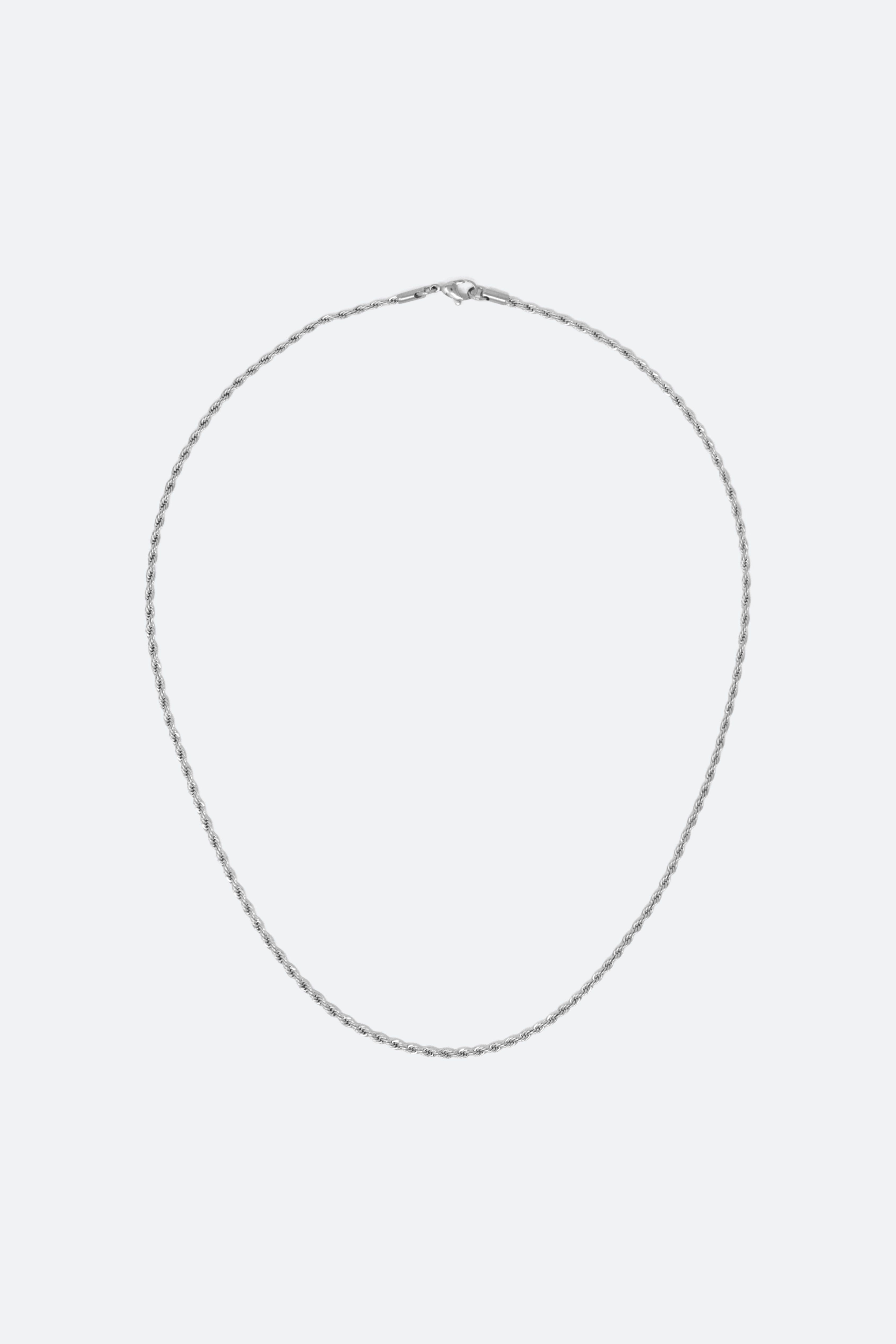 A3 Long Rope Chain - Silver sold by MNML product image thumbnail 2
