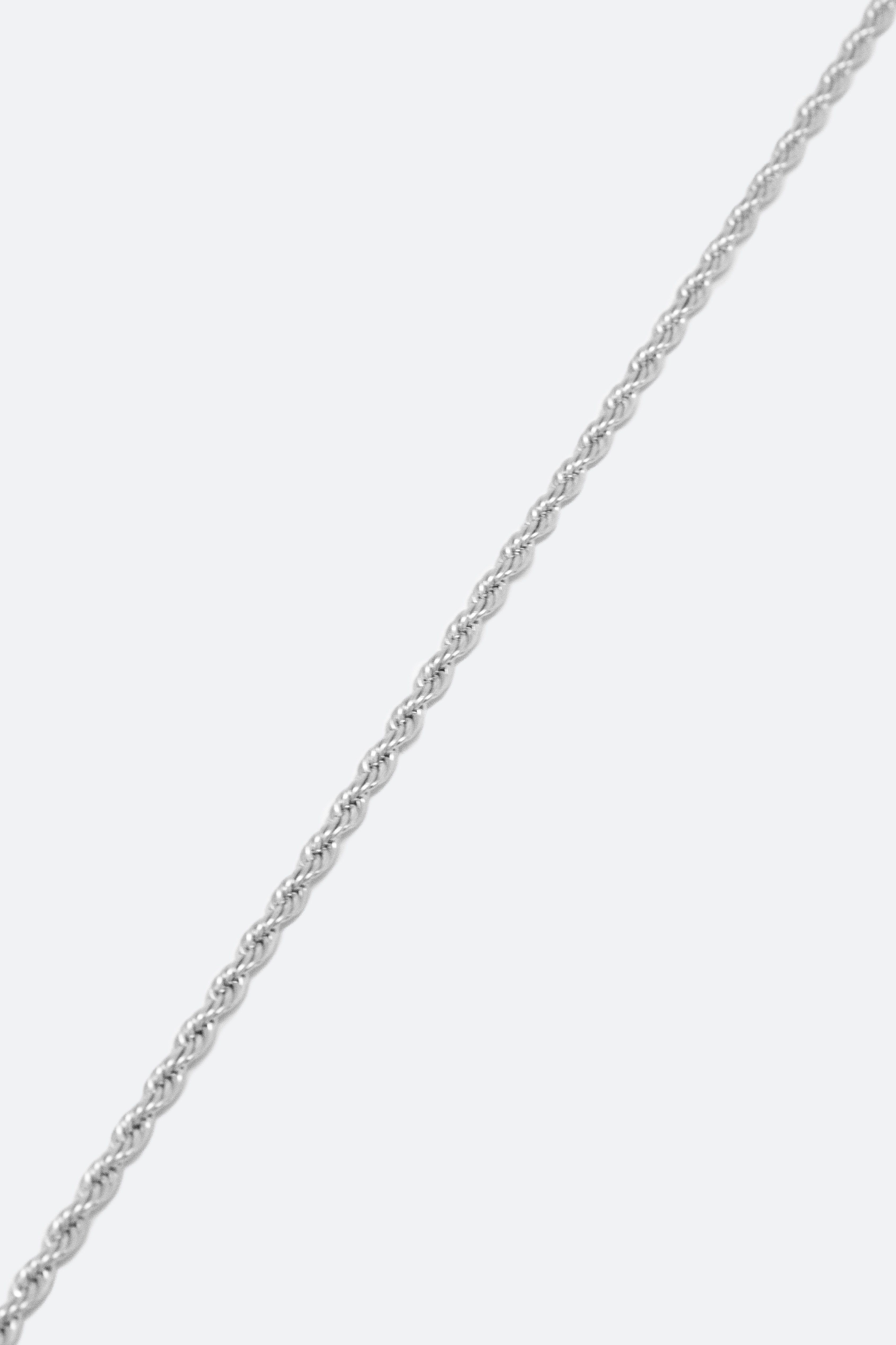 A3 Long Rope Chain - Silver sold by MNML product image thumbnail 3