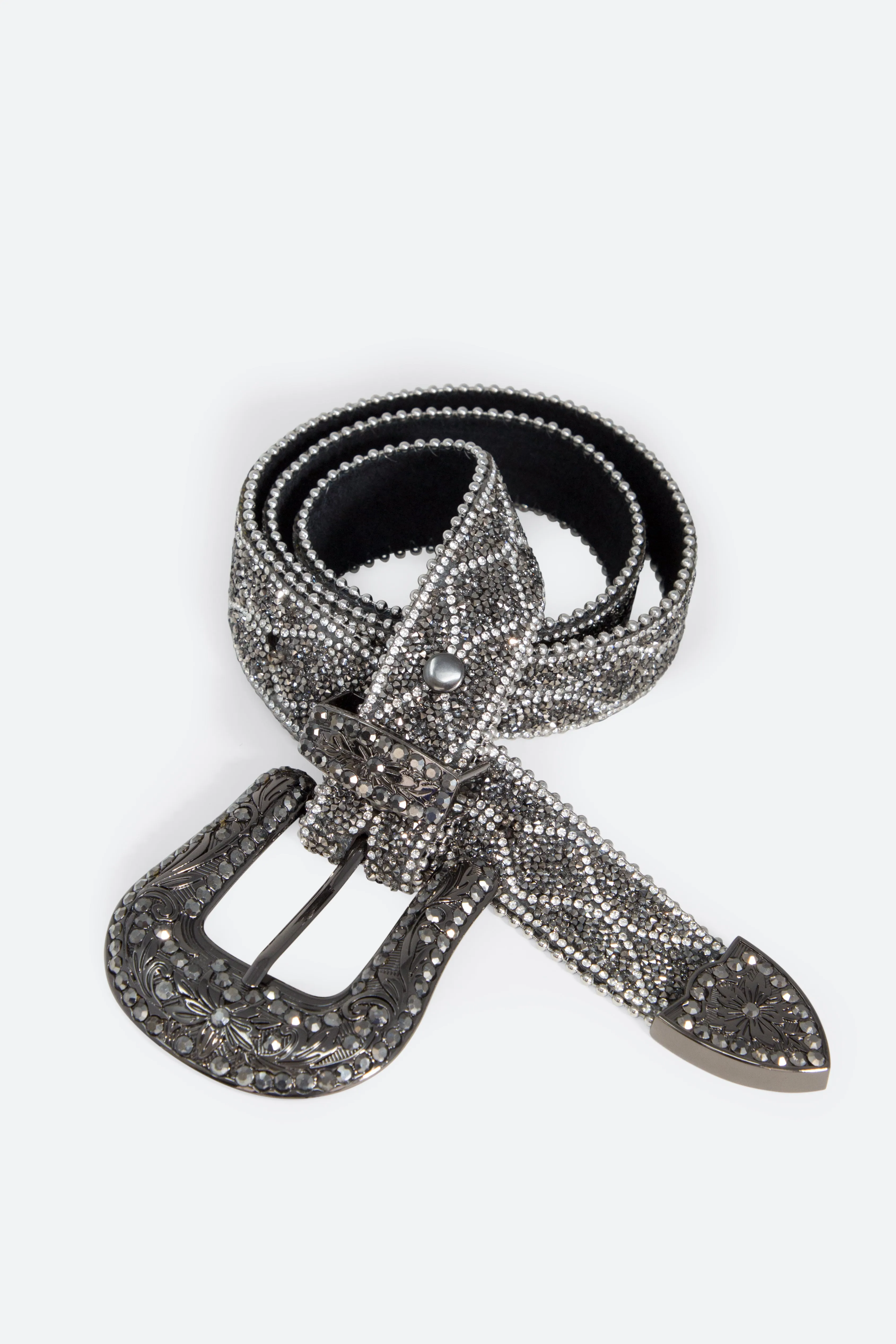 Patterned Caviar Belt - Black sold by MNML