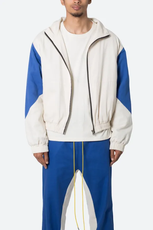 Twill Racing Jacket - Blue/Natural sold by MNML