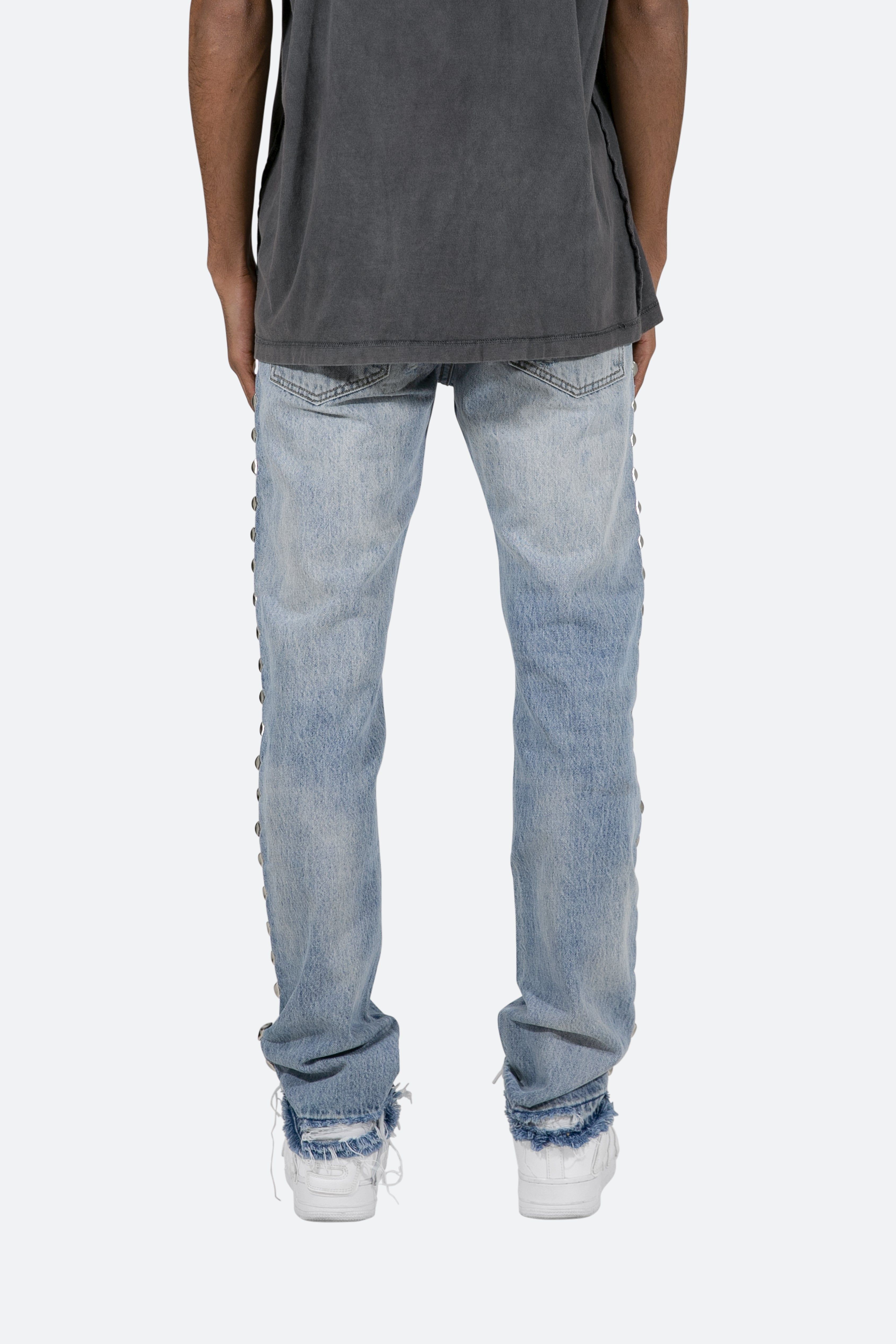 D442 Stud Straight Denim - Blue sold by MNML product image thumbnail 6