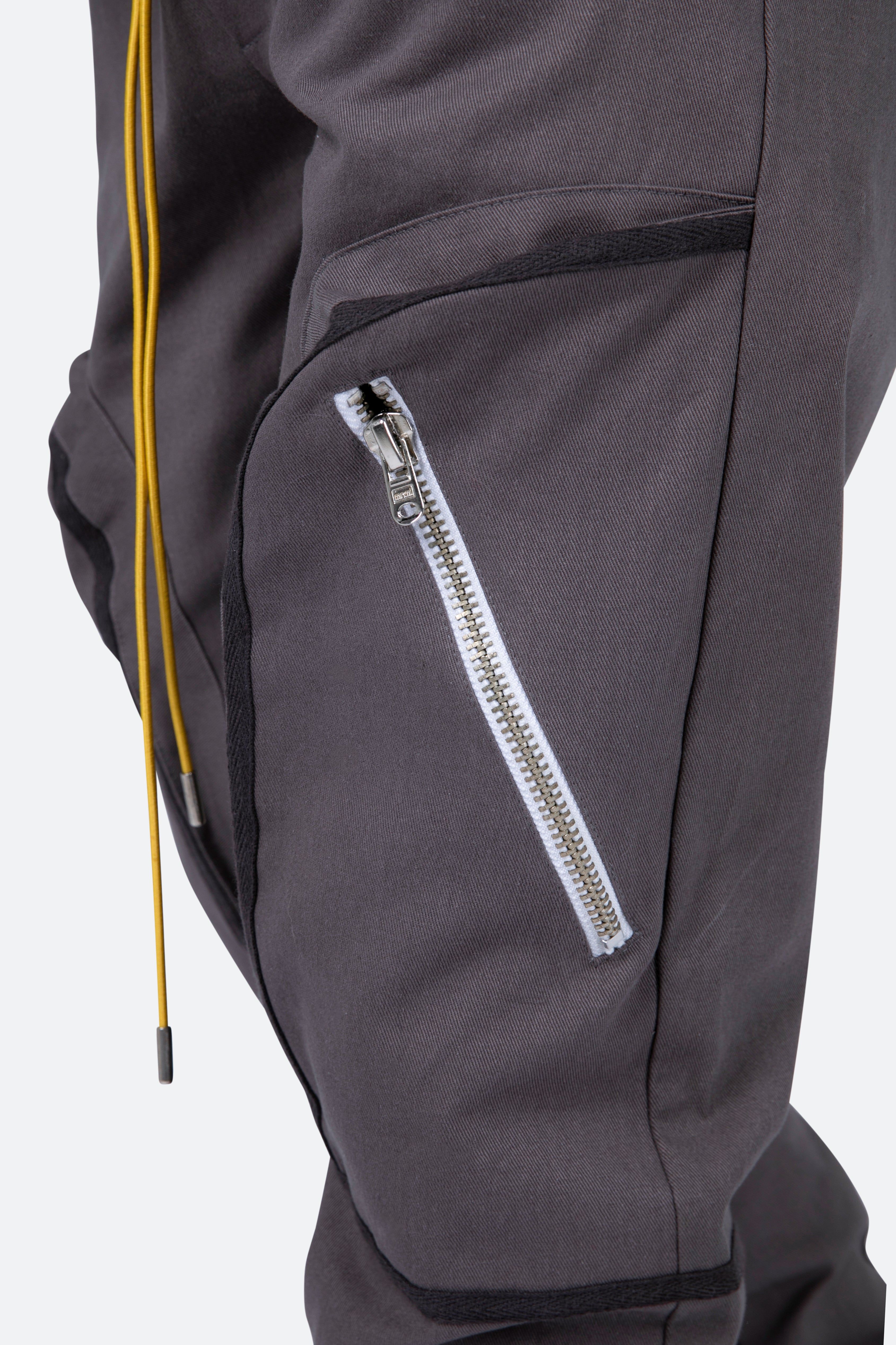 Contrast Taped Cargo Pants - Charcoal Grey sold by MNML product image thumbnail 7