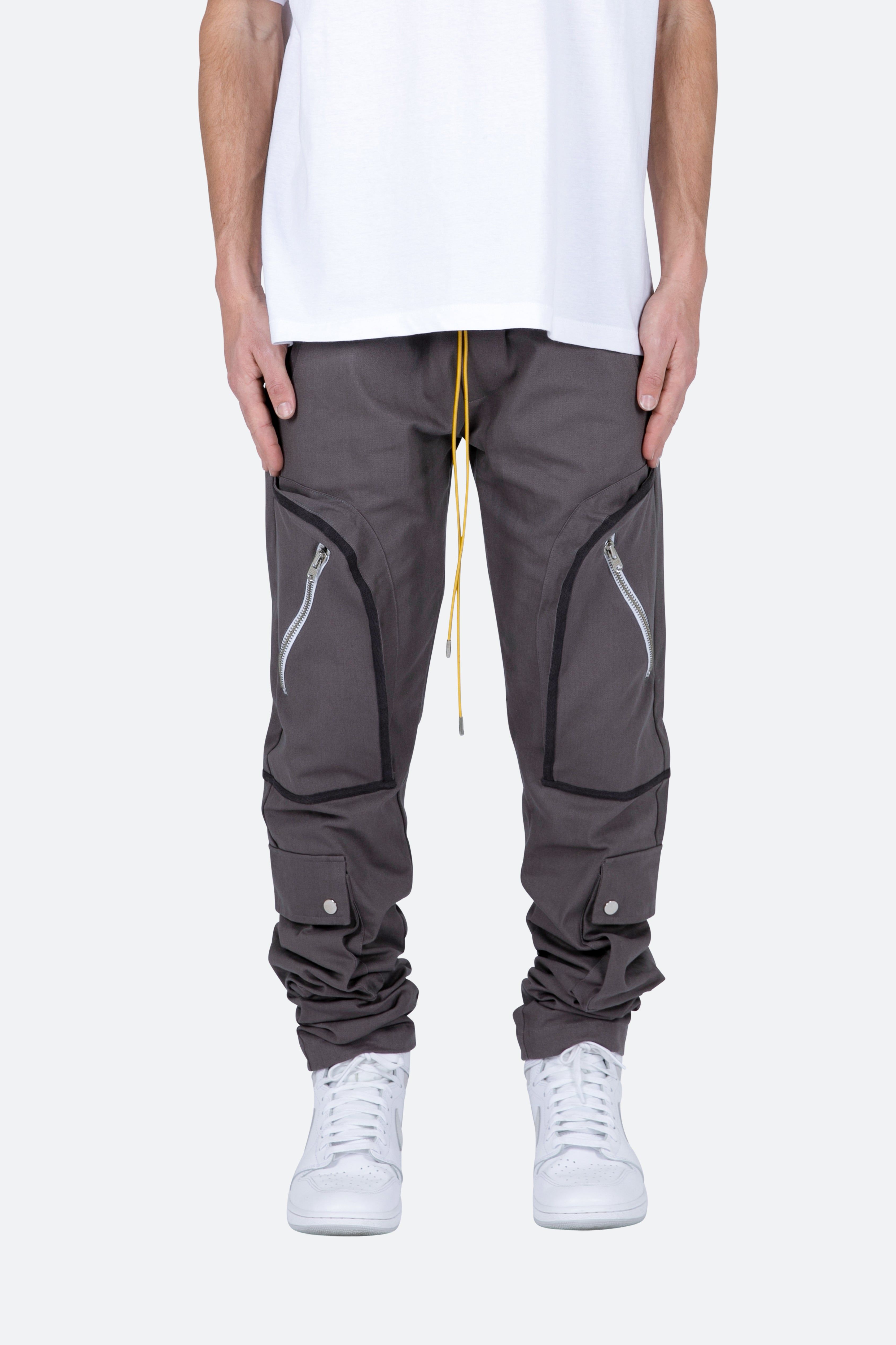 Contrast Taped Cargo Pants - Charcoal Grey sold by MNML product image thumbnail 2