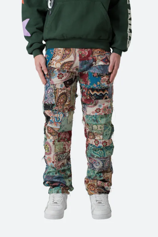 Paneled Blanket Pants - Multi sold by MNML