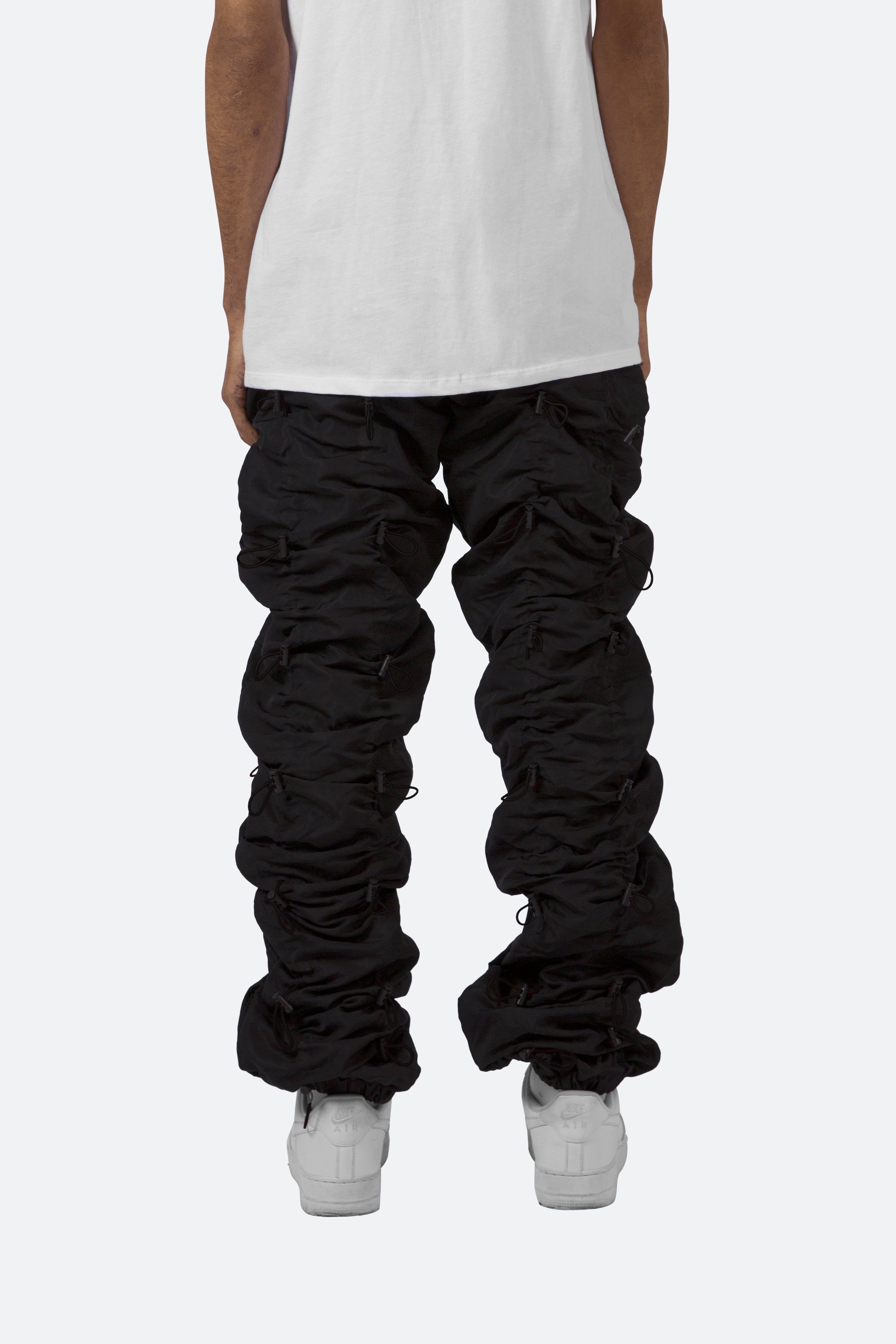 Bungee Cord Pants - Black/Black sold by MNML product image thumbnail 6