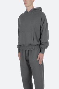 Double Layer Hoodie - Charcoal Grey sold by MNML