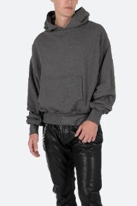 Double Layer Hoodie - Charcoal Grey sold by MNML