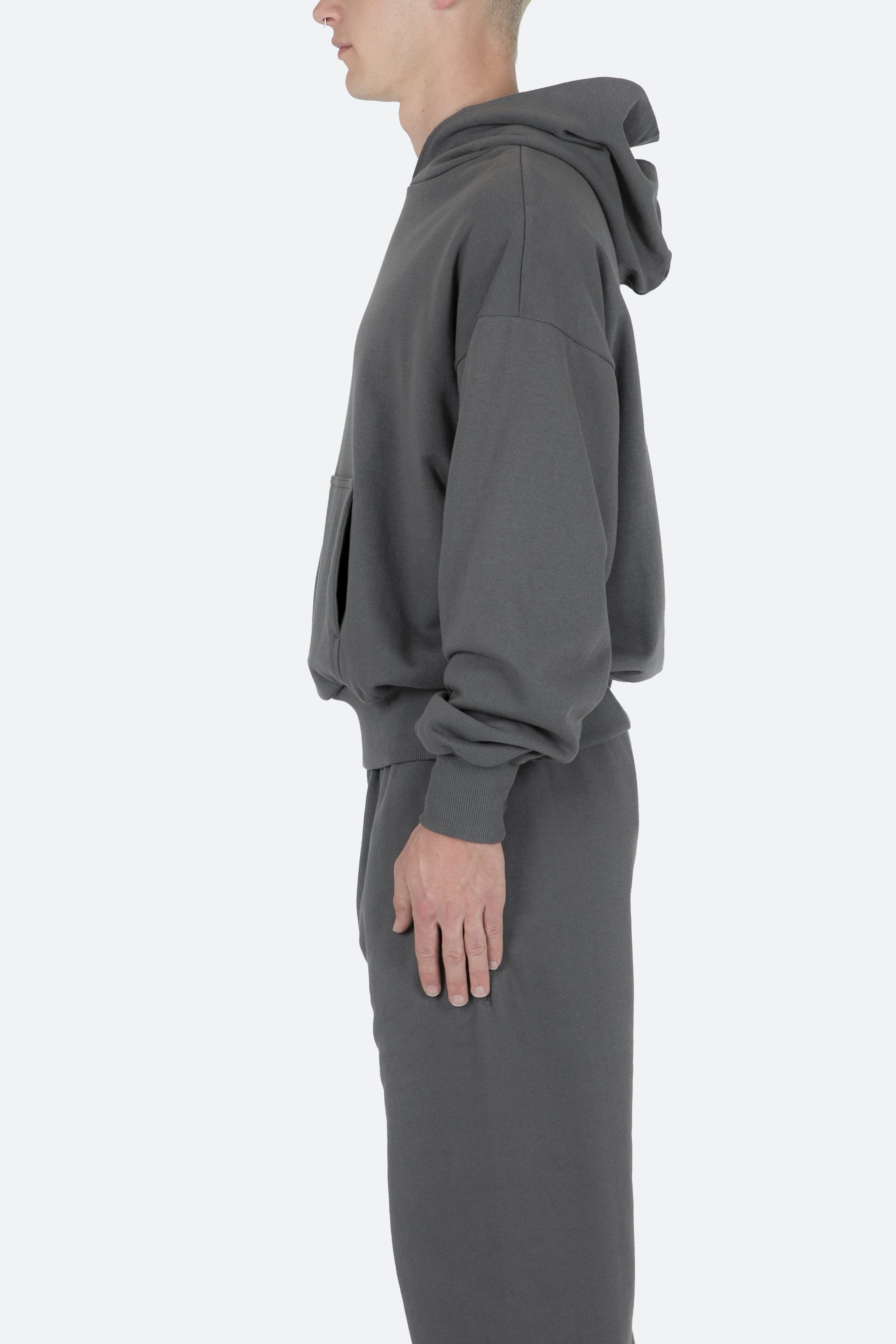 Double Layer Hoodie - Charcoal Grey sold by MNML product image thumbnail 5