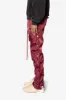Snap Front Cargo Pants - Red sold by MNML
