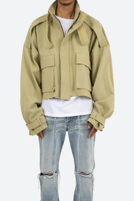 Cropped M65 Jacket - Khaki sold by MNML