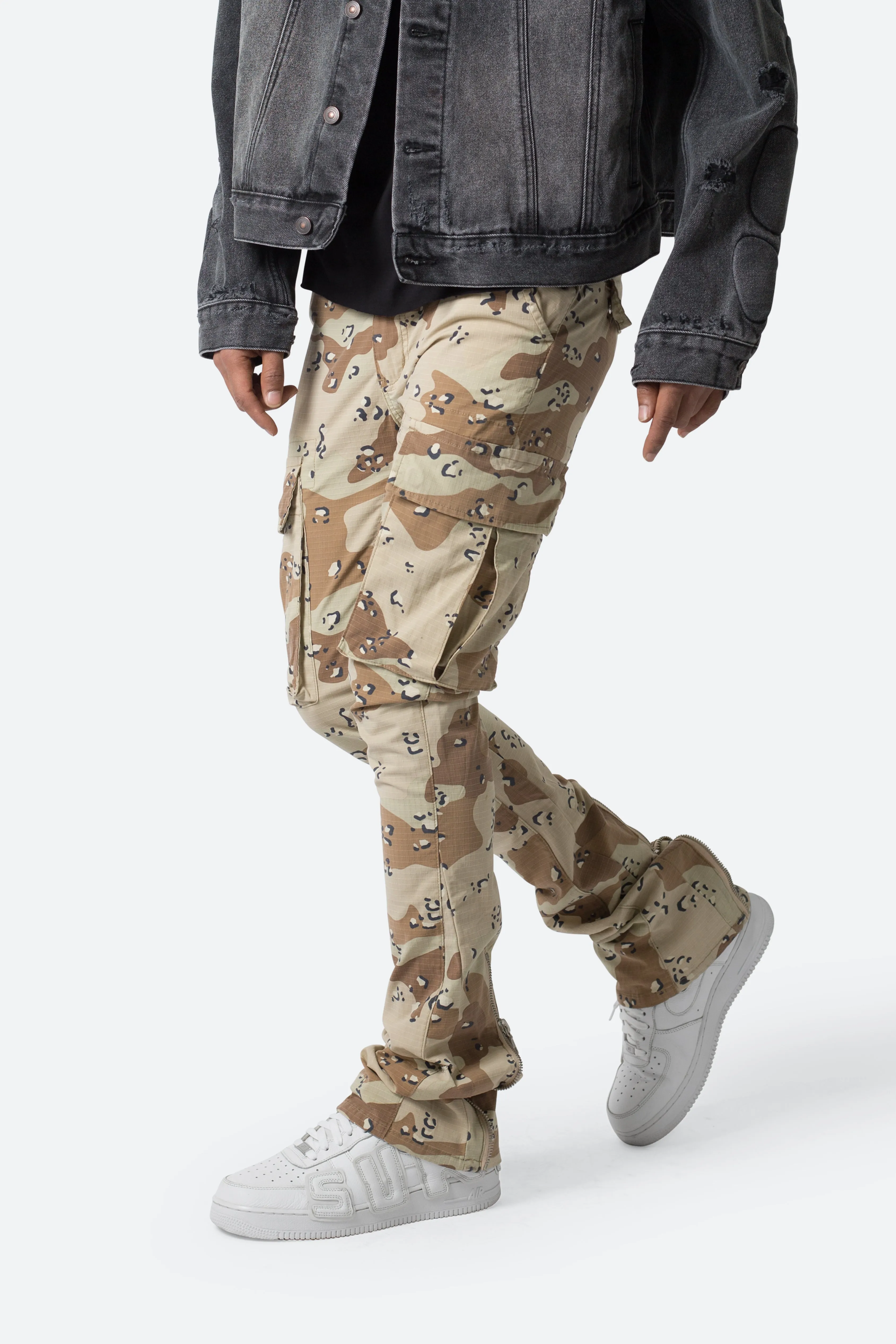 X515 Convertible Skinny Cargo Denim - Desert Camo sold by MNML product image thumbnail 2