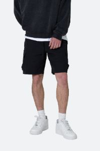 Nylon Side Cargo Shorts - Black sold by MNML