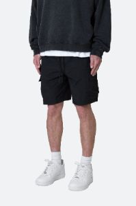 Nylon Side Cargo Shorts - Black sold by MNML
