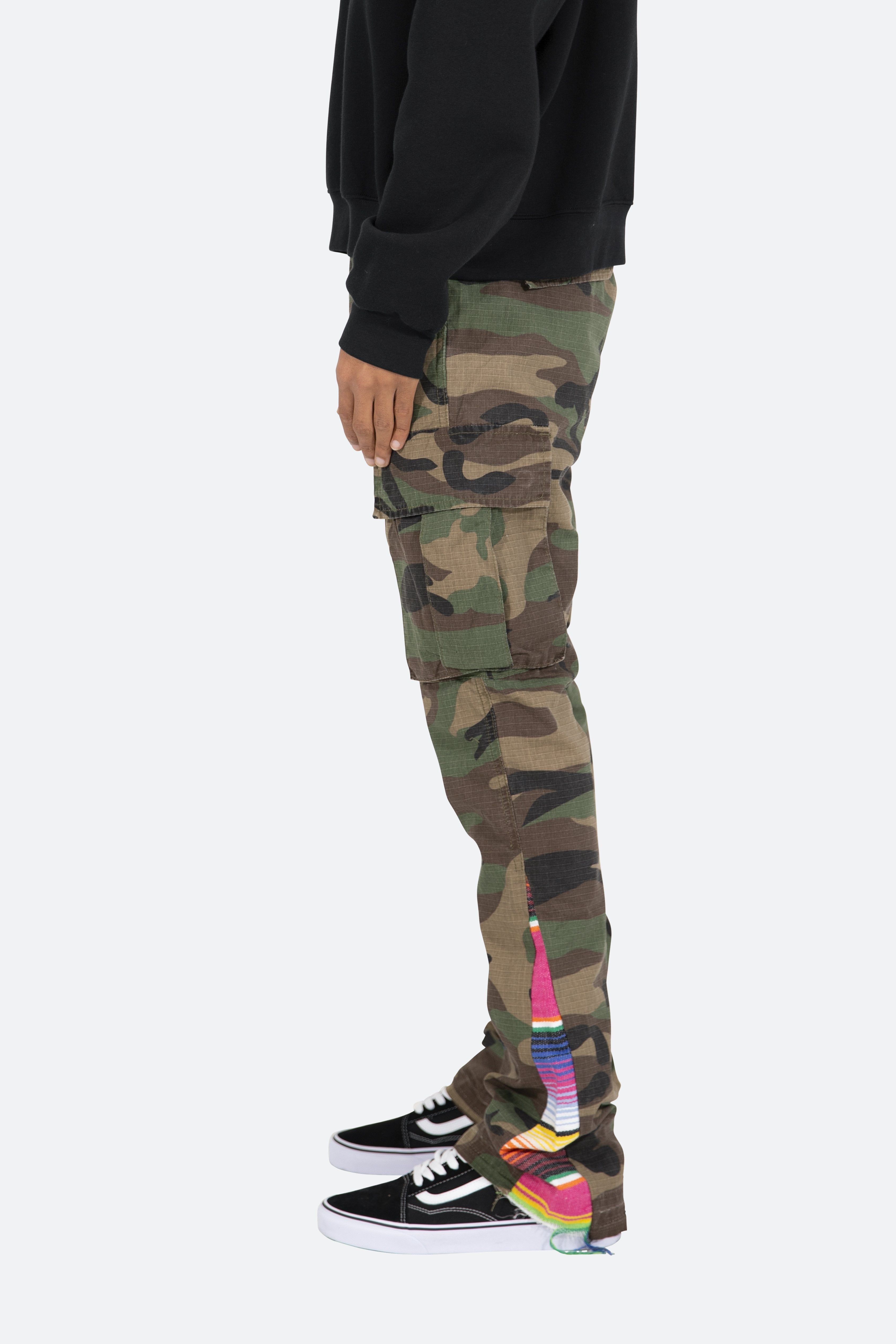 Serape Bootcut Cargo Pants - Camo sold by MNML product image thumbnail 5