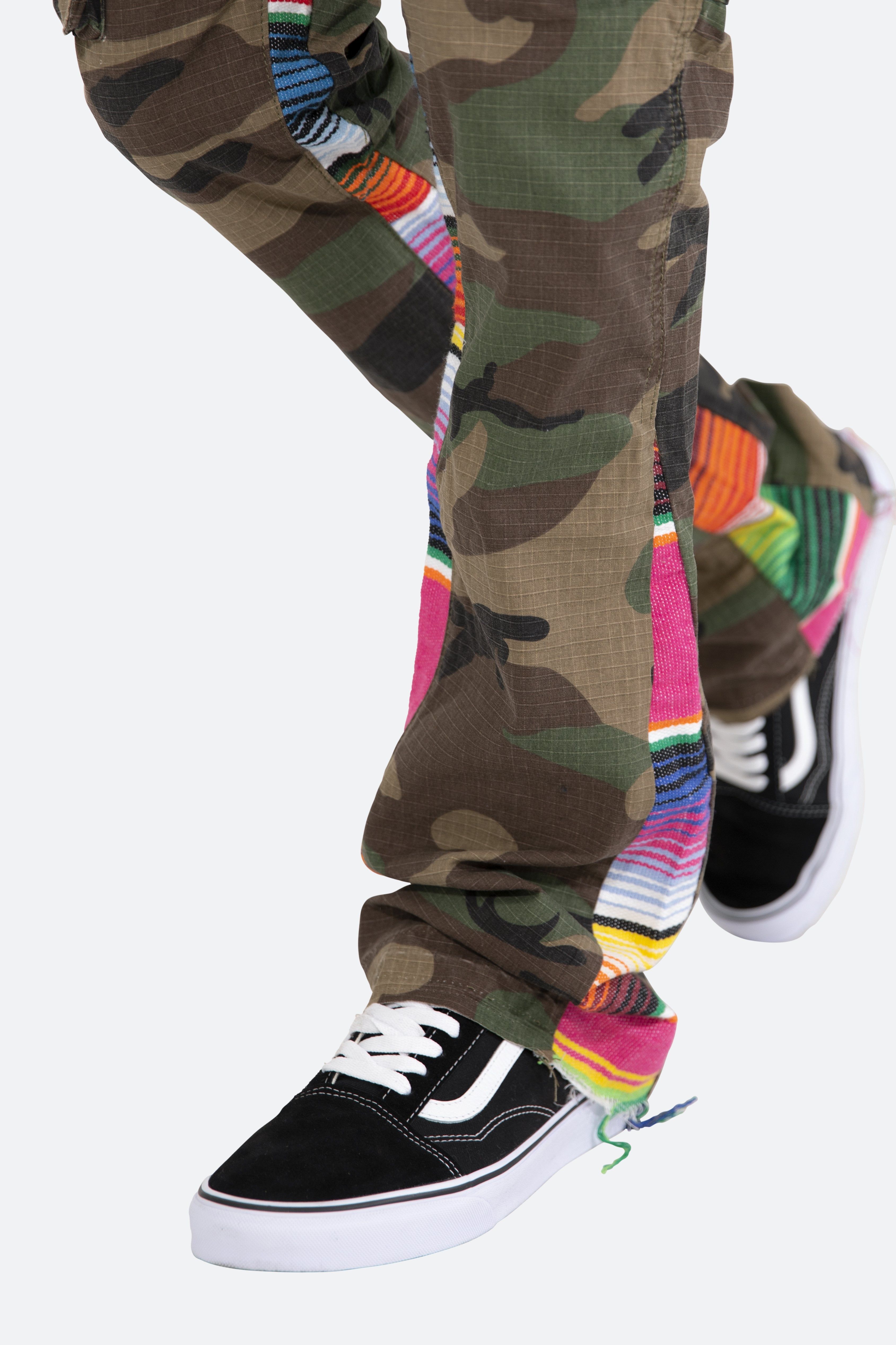 Serape Bootcut Cargo Pants - Camo sold by MNML product image thumbnail 2