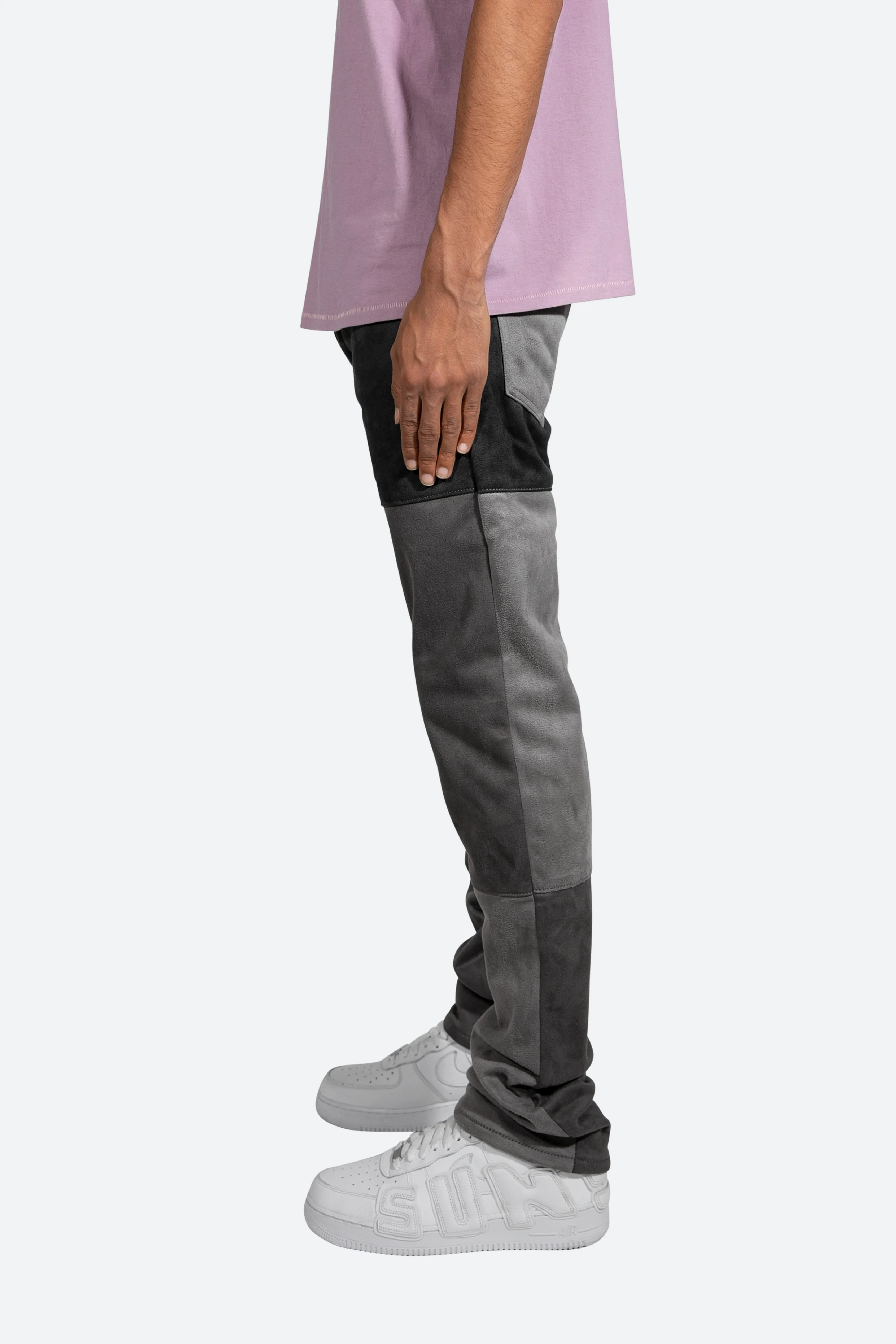 D354 Patchwork Straight Denim - Black sold by MNML product image thumbnail 5