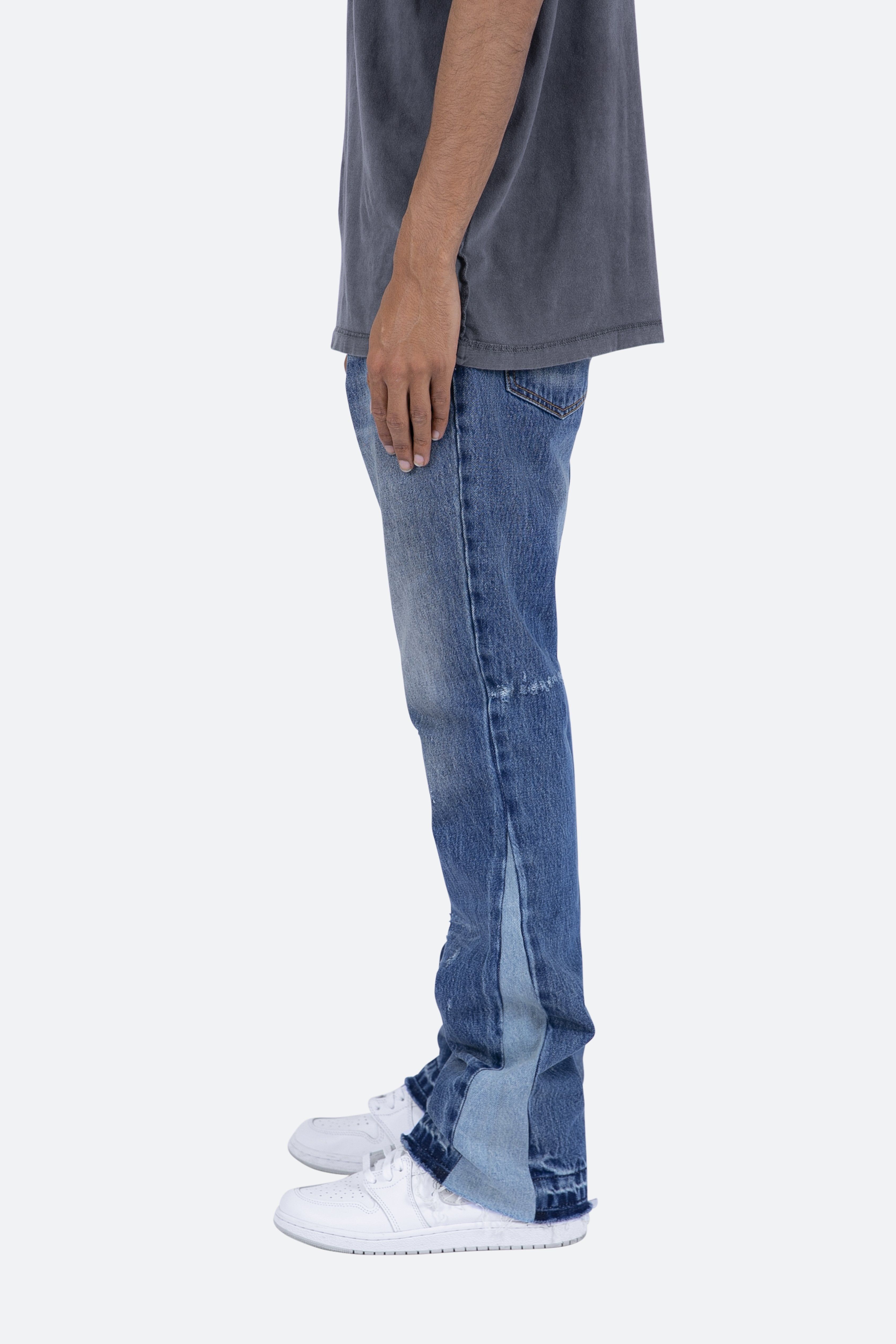B133 Flare Denim - Blue sold by MNML product image thumbnail 5