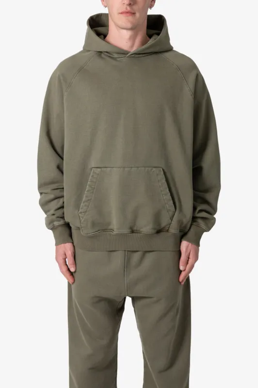 Heavy Every Day Hoodie - Washed Olive sold by MNML