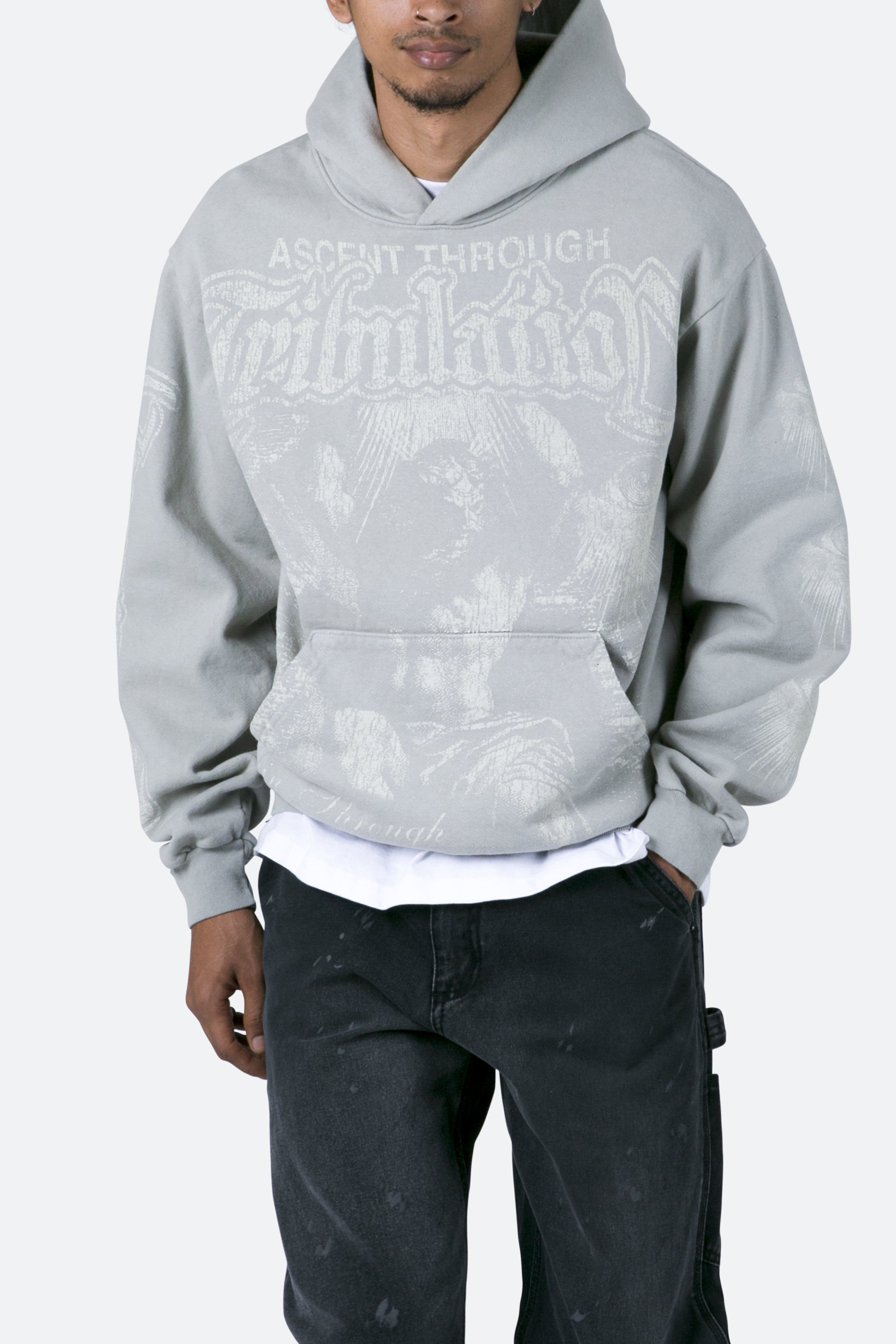 Tribulation Hoodie - Light Blue sold by MNML product image thumbnail 2