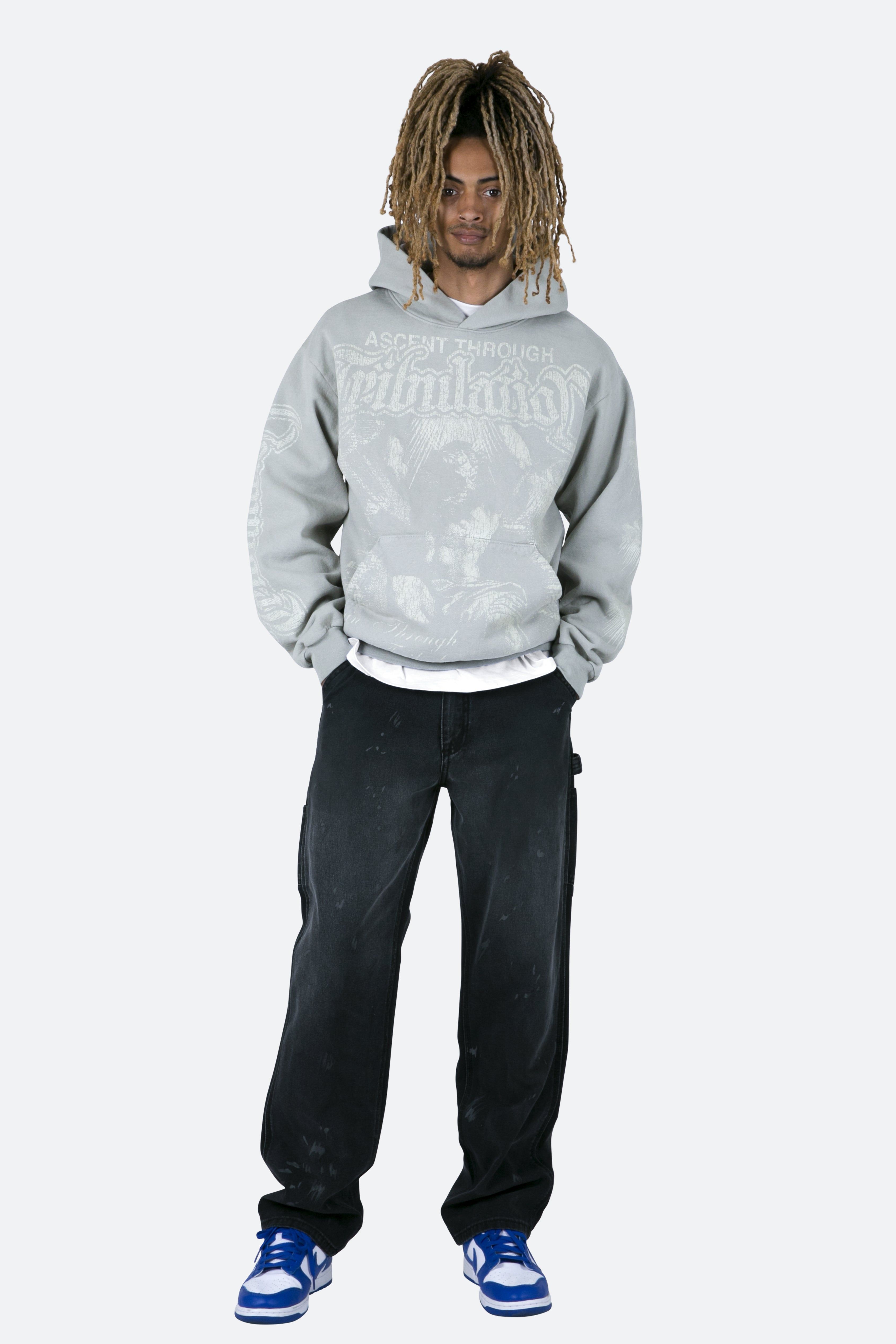 Tribulation Hoodie - Light Blue sold by MNML product image thumbnail 3