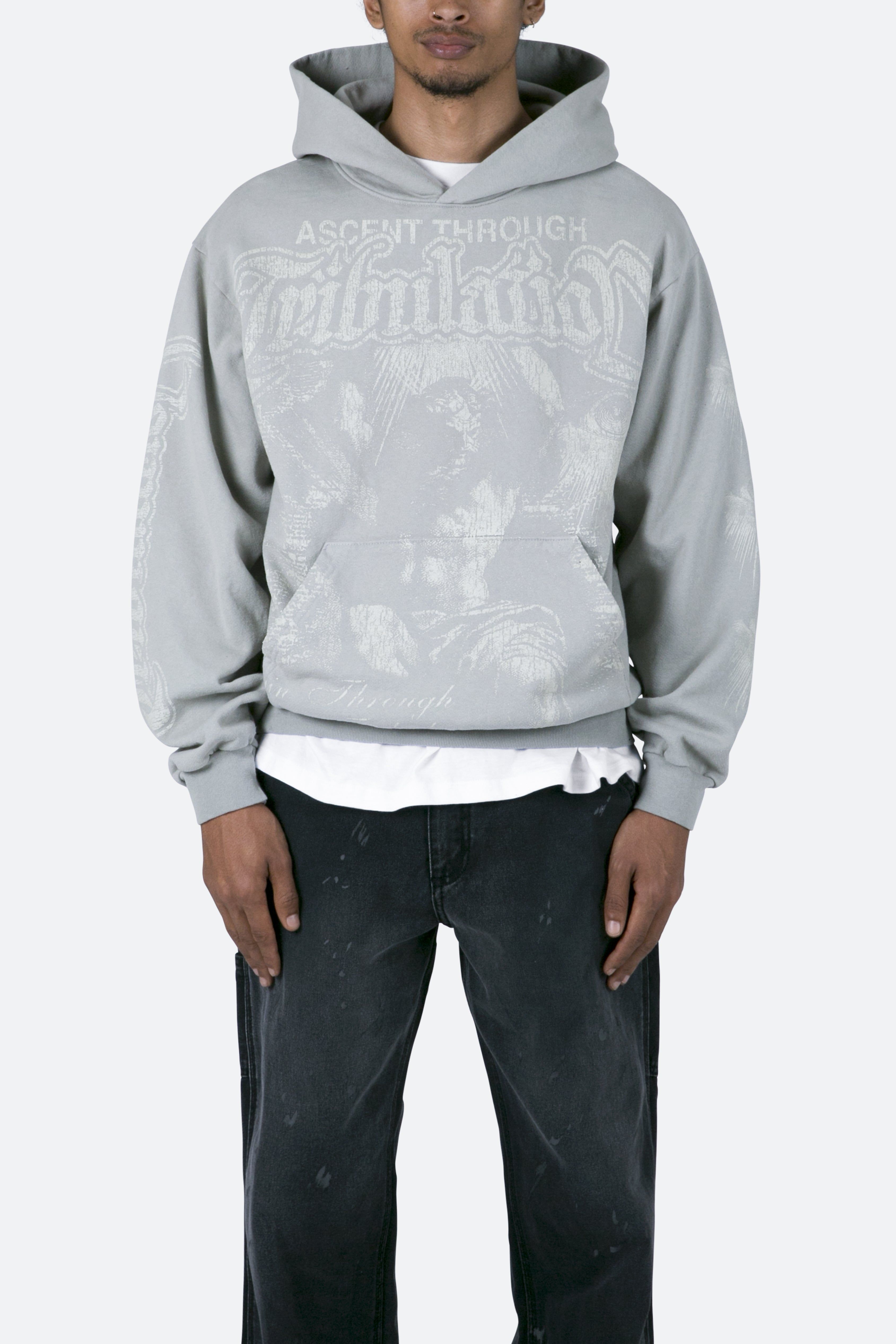 Tribulation Hoodie - Light Blue sold by MNML product image thumbnail 4