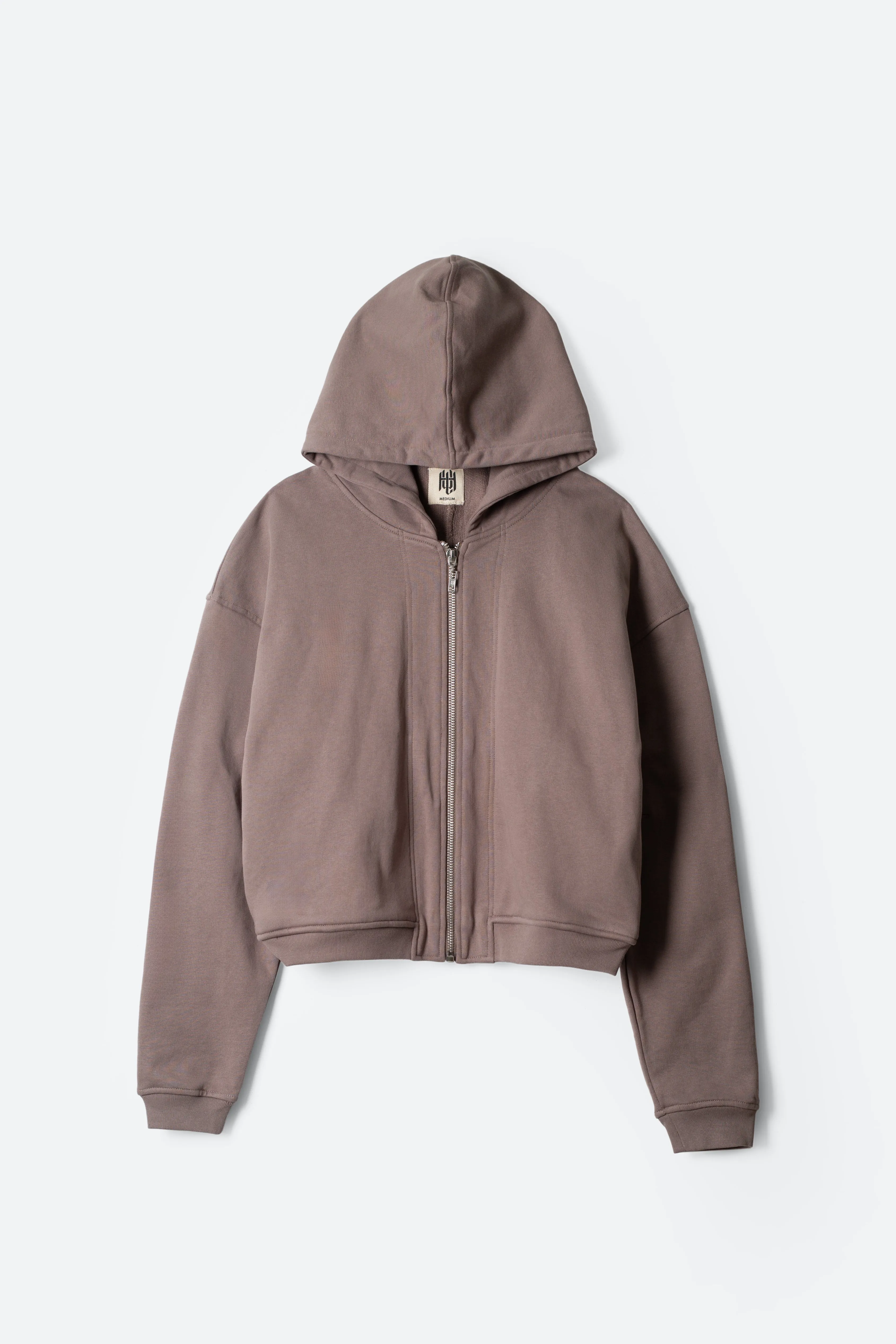 The Perfect Zip Up Hoodie - Grace Gray sold by MNML