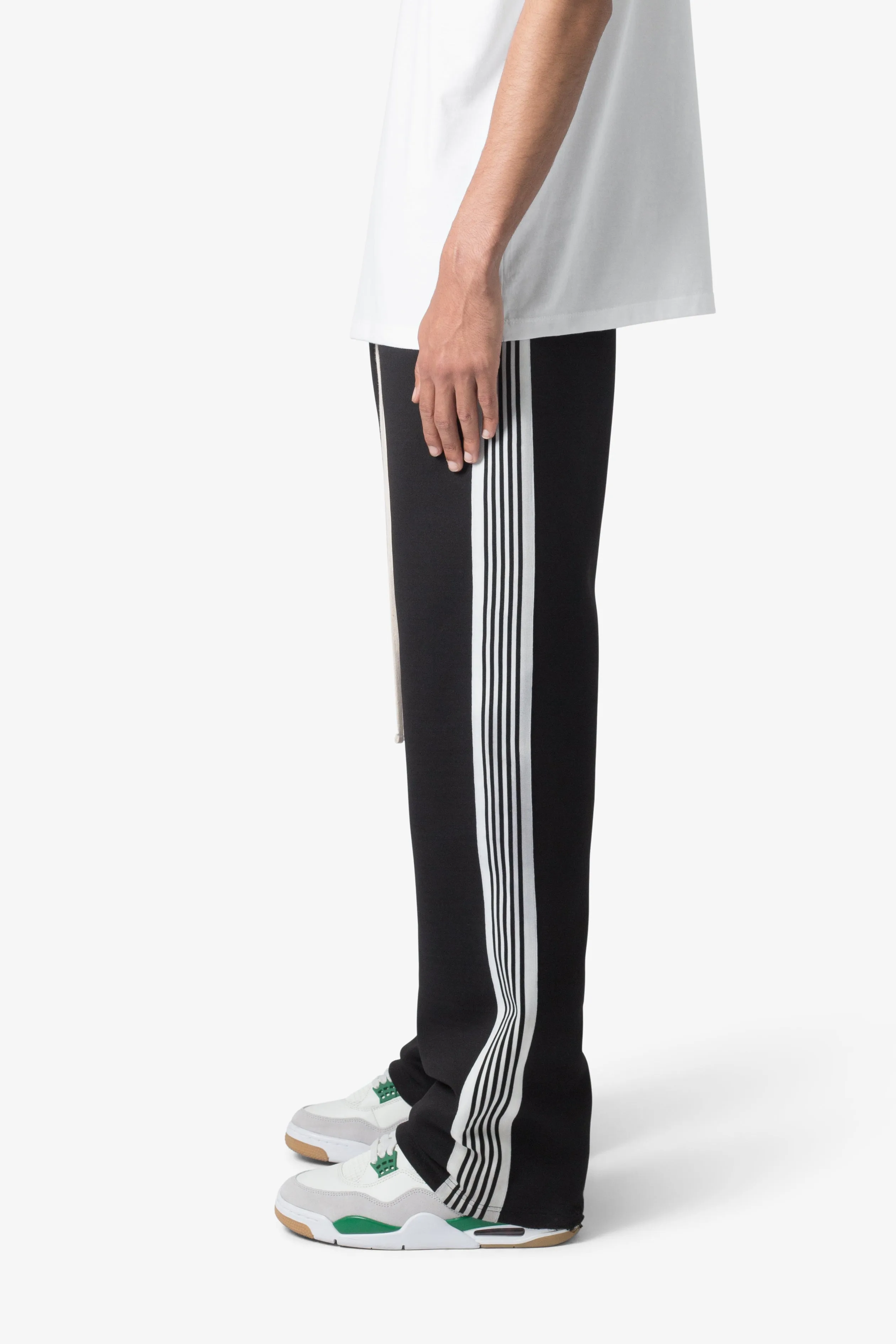 Tricot Side Stripe Pants - Black sold by MNML product image thumbnail 4