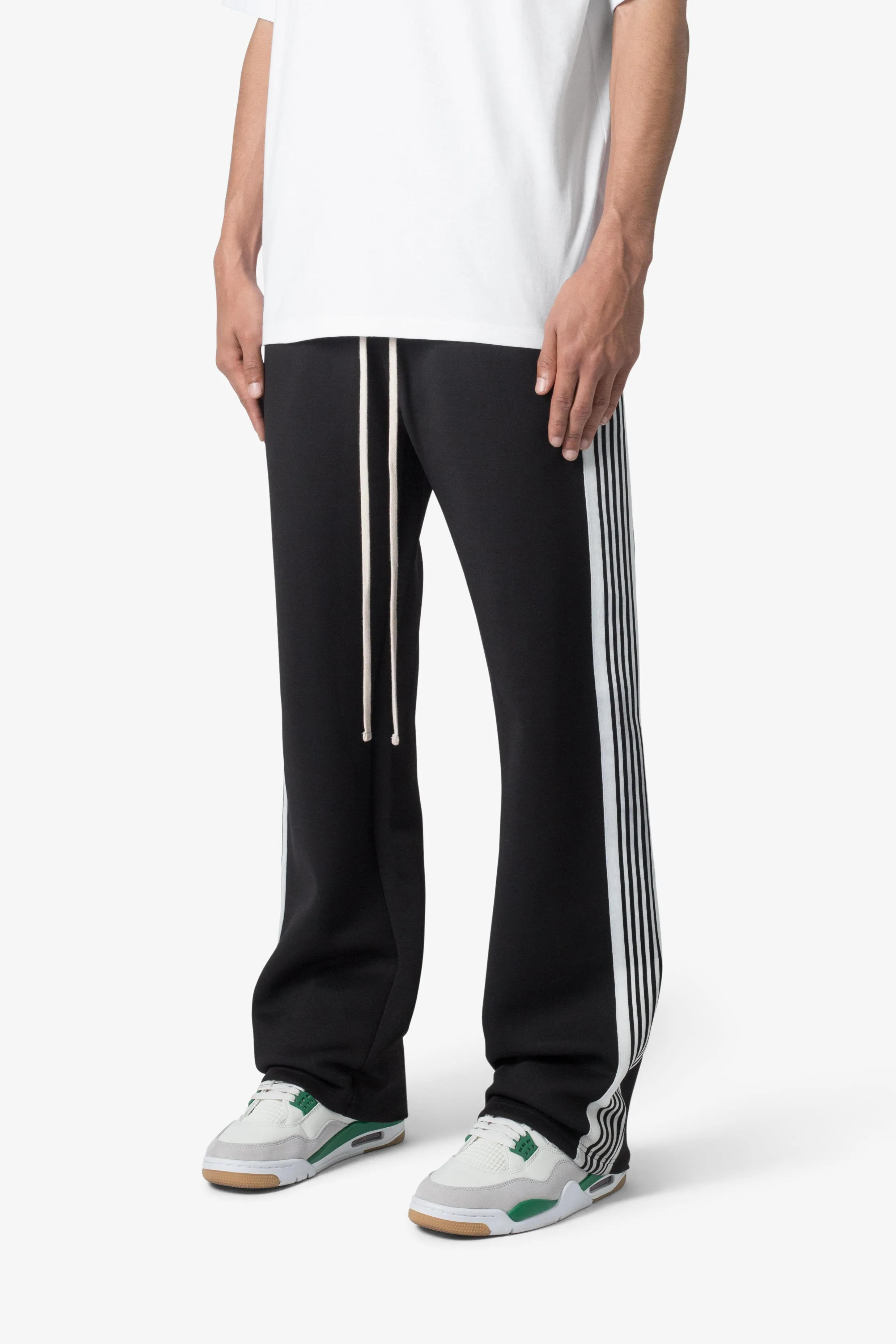 Tricot Side Stripe Pants - Black sold by MNML product image thumbnail 3