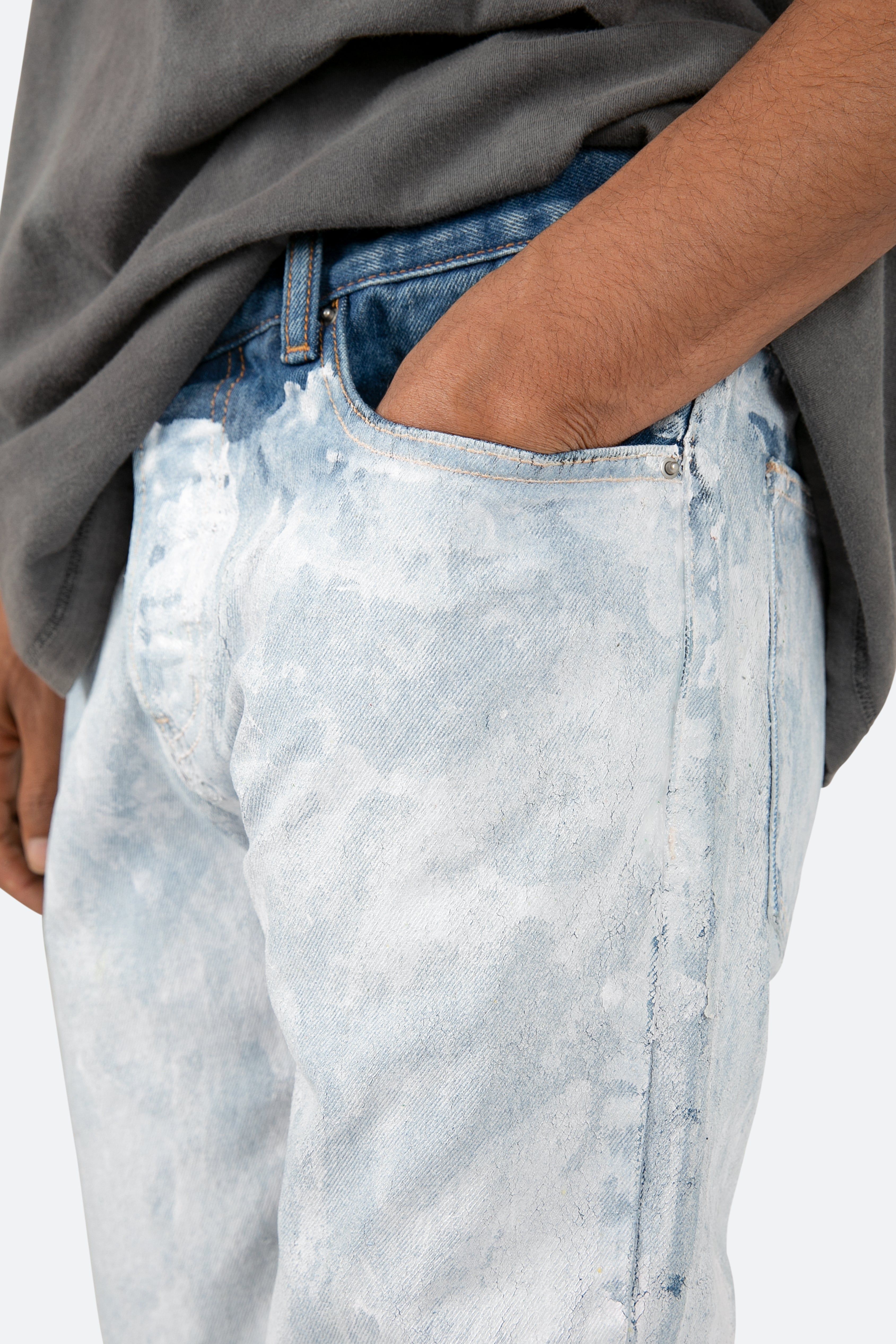 M358 Painted Slim Denim - Blue/White sold by MNML product image thumbnail 7