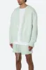 Fuzzy Cardigan Sweater - Mint sold by MNML