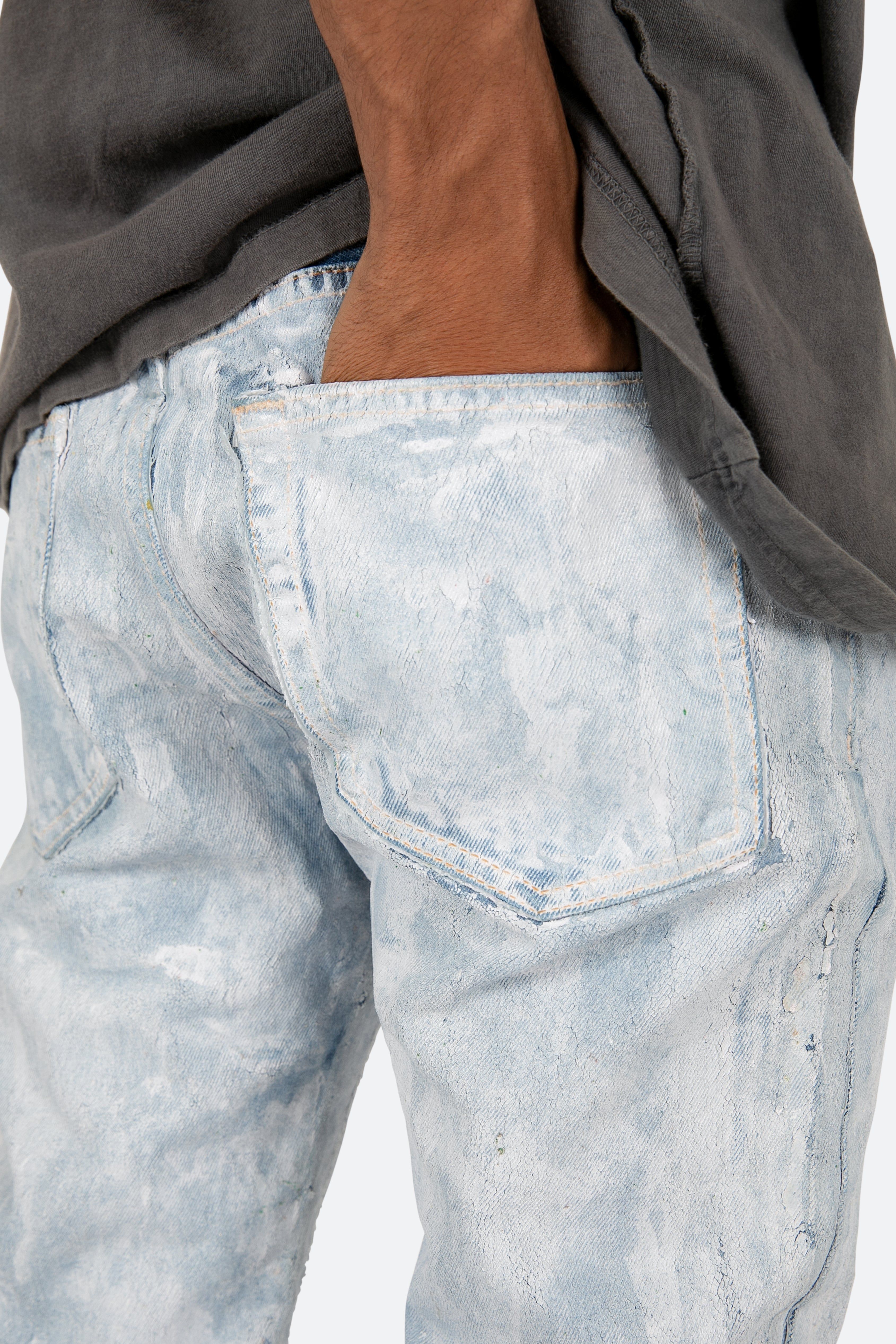 M358 Painted Slim Denim - Blue/White sold by MNML product image thumbnail 8