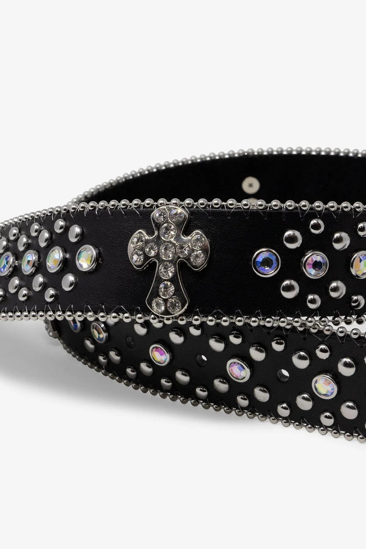 Studded Cross Belt - Black sold by MNML product image thumbnail 5