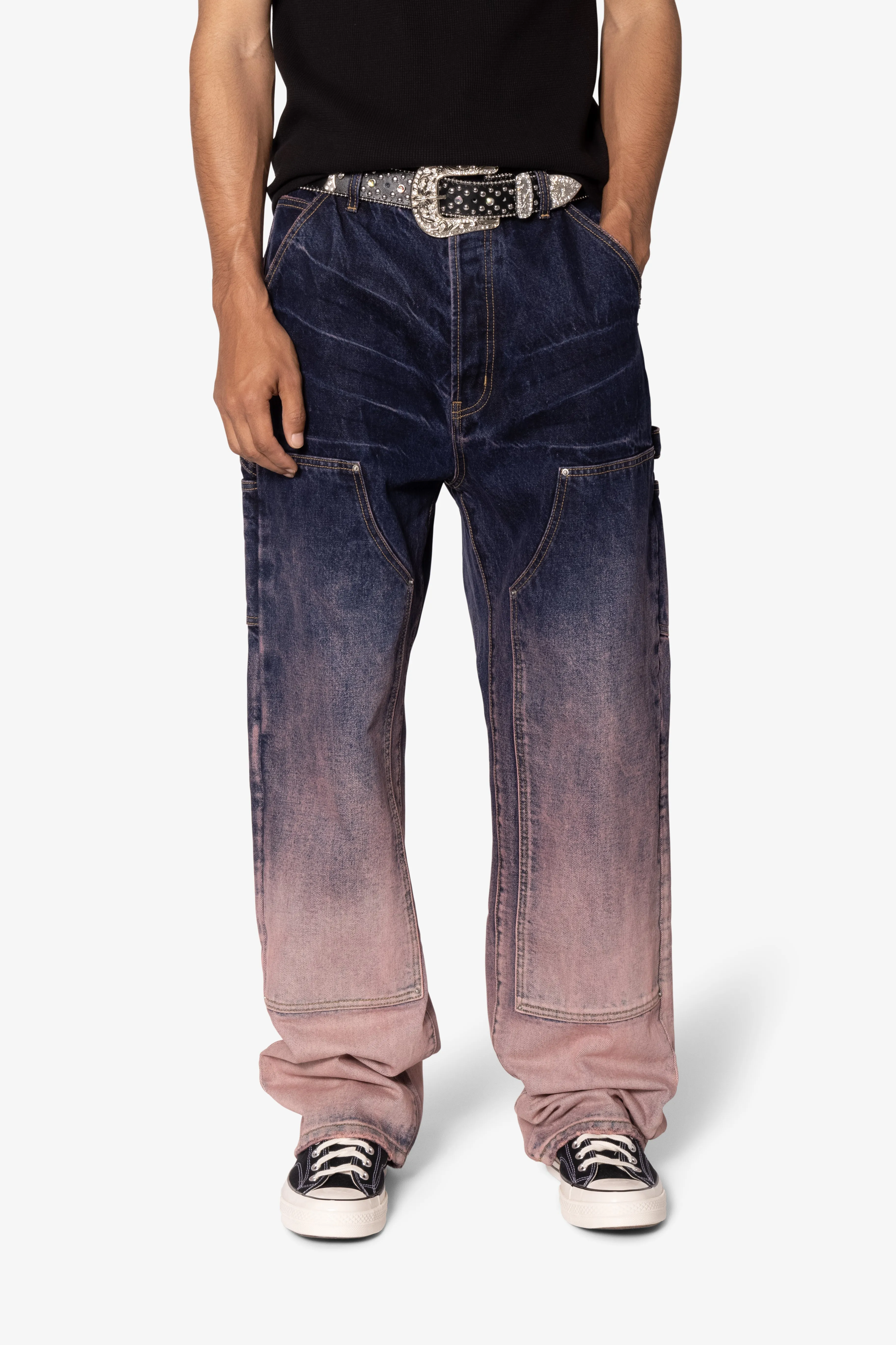 Studded Cross Belt - Black sold by MNML product image thumbnail 3