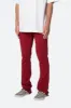 Twill Slim Stacked Pants - Burgundy sold by MNML