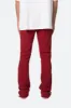Twill Slim Stacked Pants - Burgundy sold by MNML