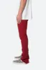 Twill Slim Stacked Pants - Burgundy sold by MNML