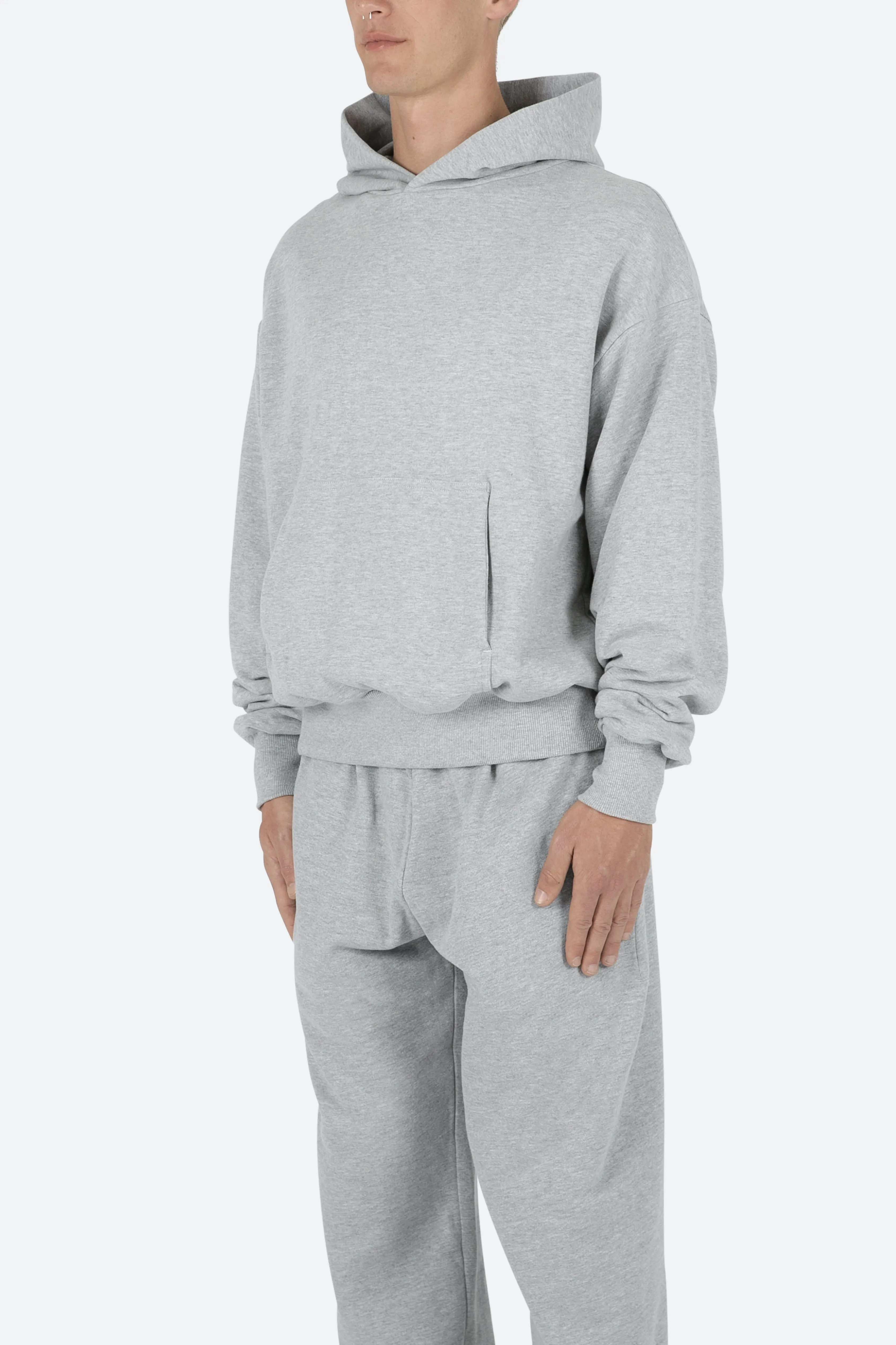 Double Layer Hoodie - Grey sold by MNML product image thumbnail 4