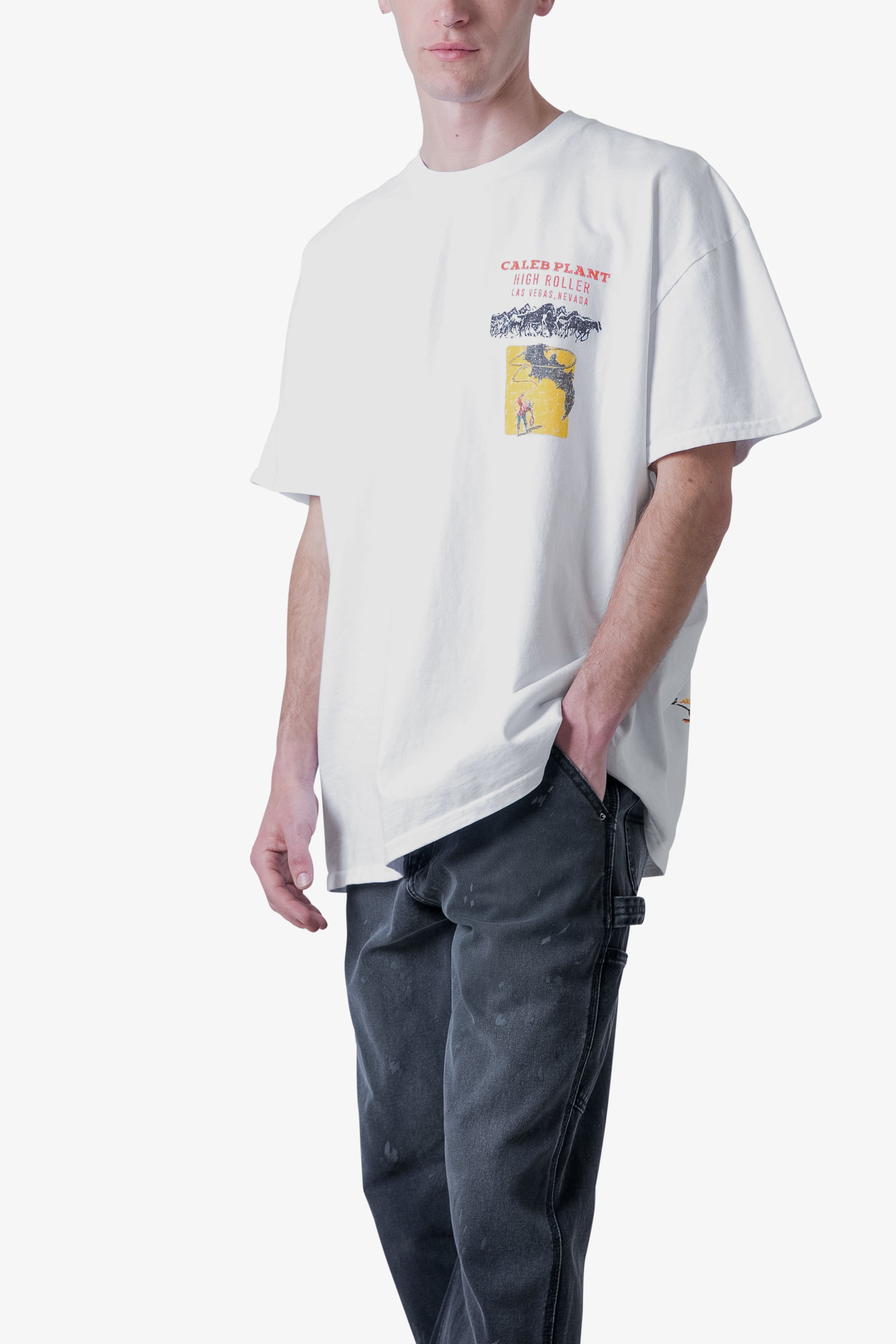 Vegas Tee - White sold by MNML product image thumbnail 7
