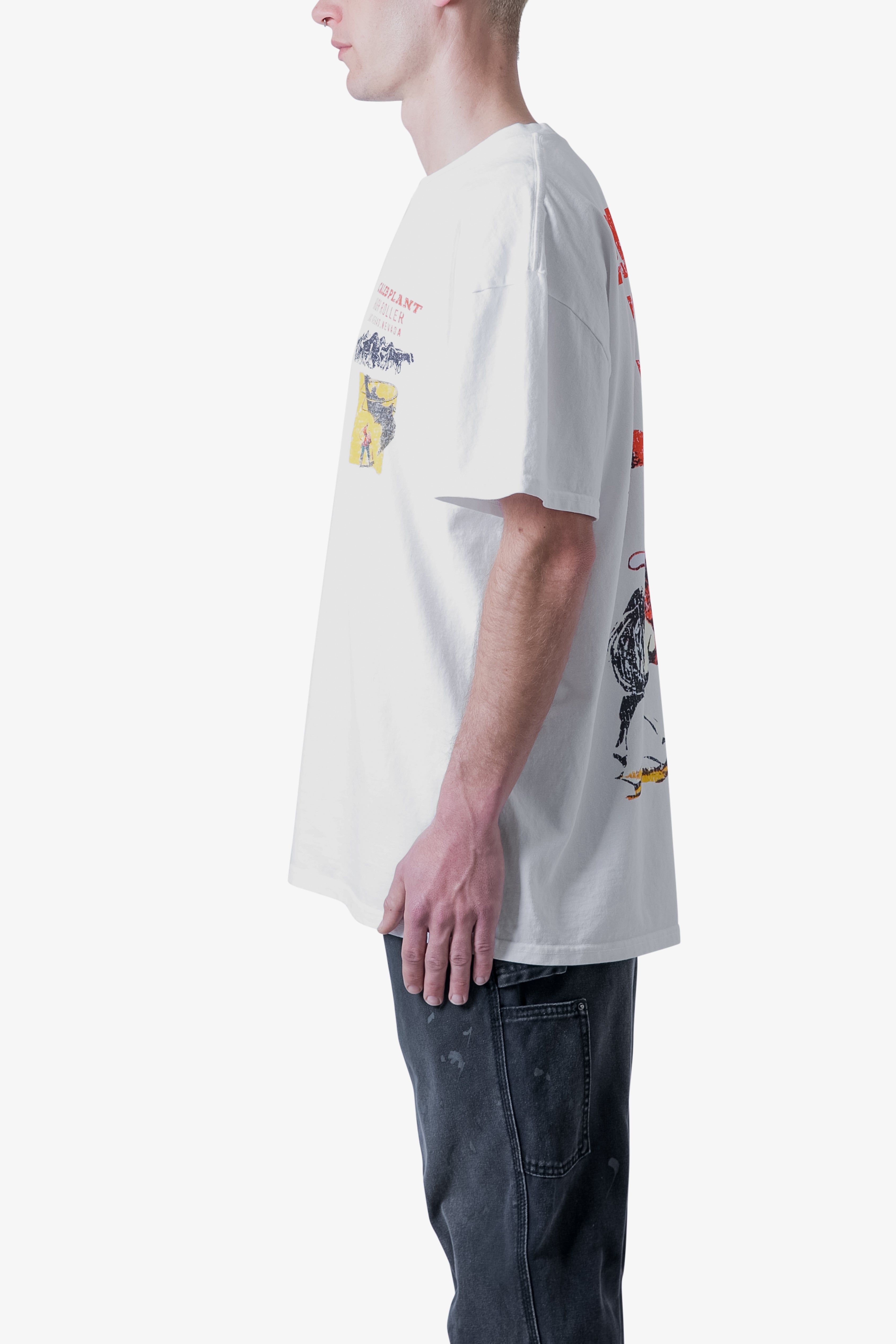 Vegas Tee - White sold by MNML product image thumbnail 6
