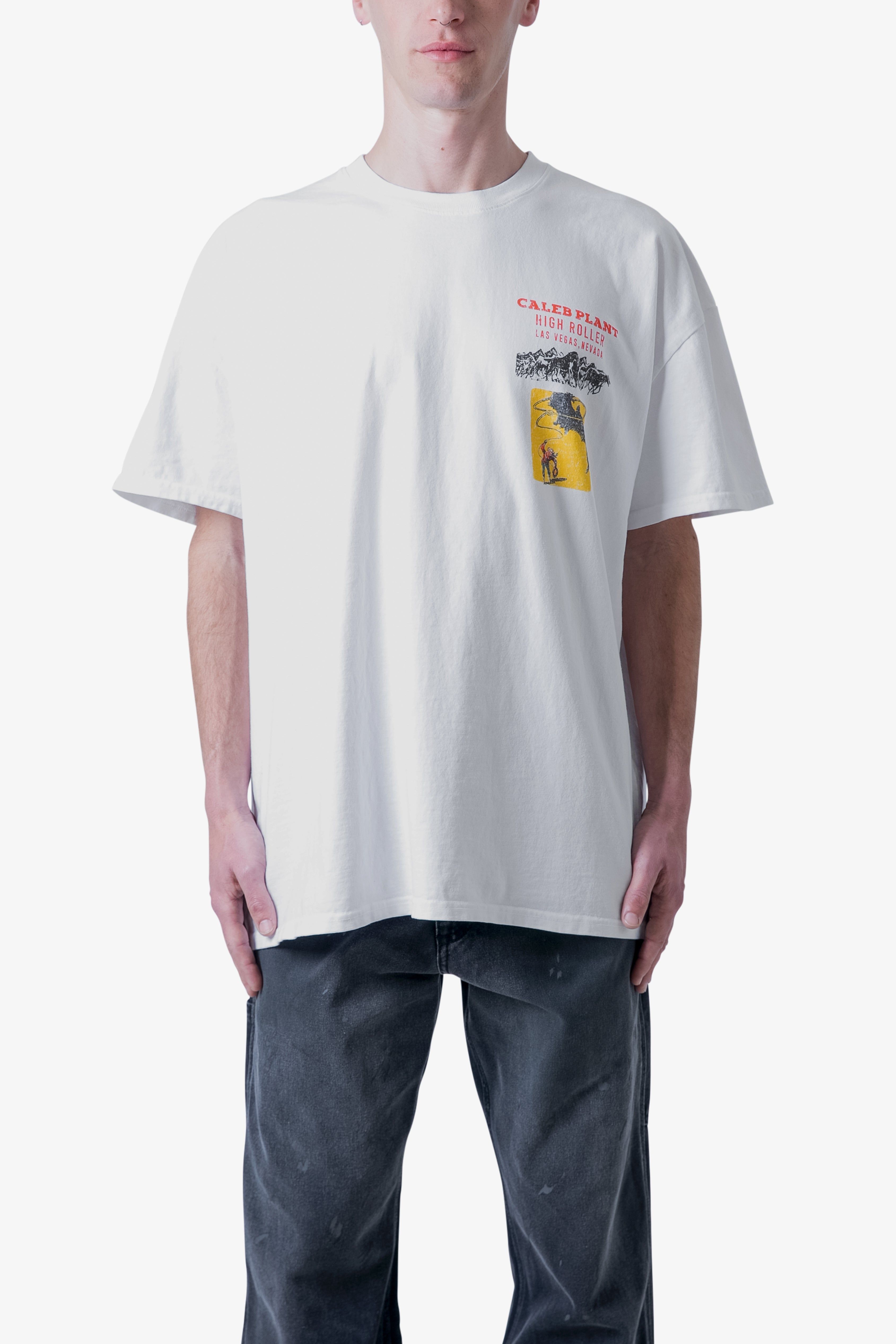 Vegas Tee - White sold by MNML product image thumbnail 3