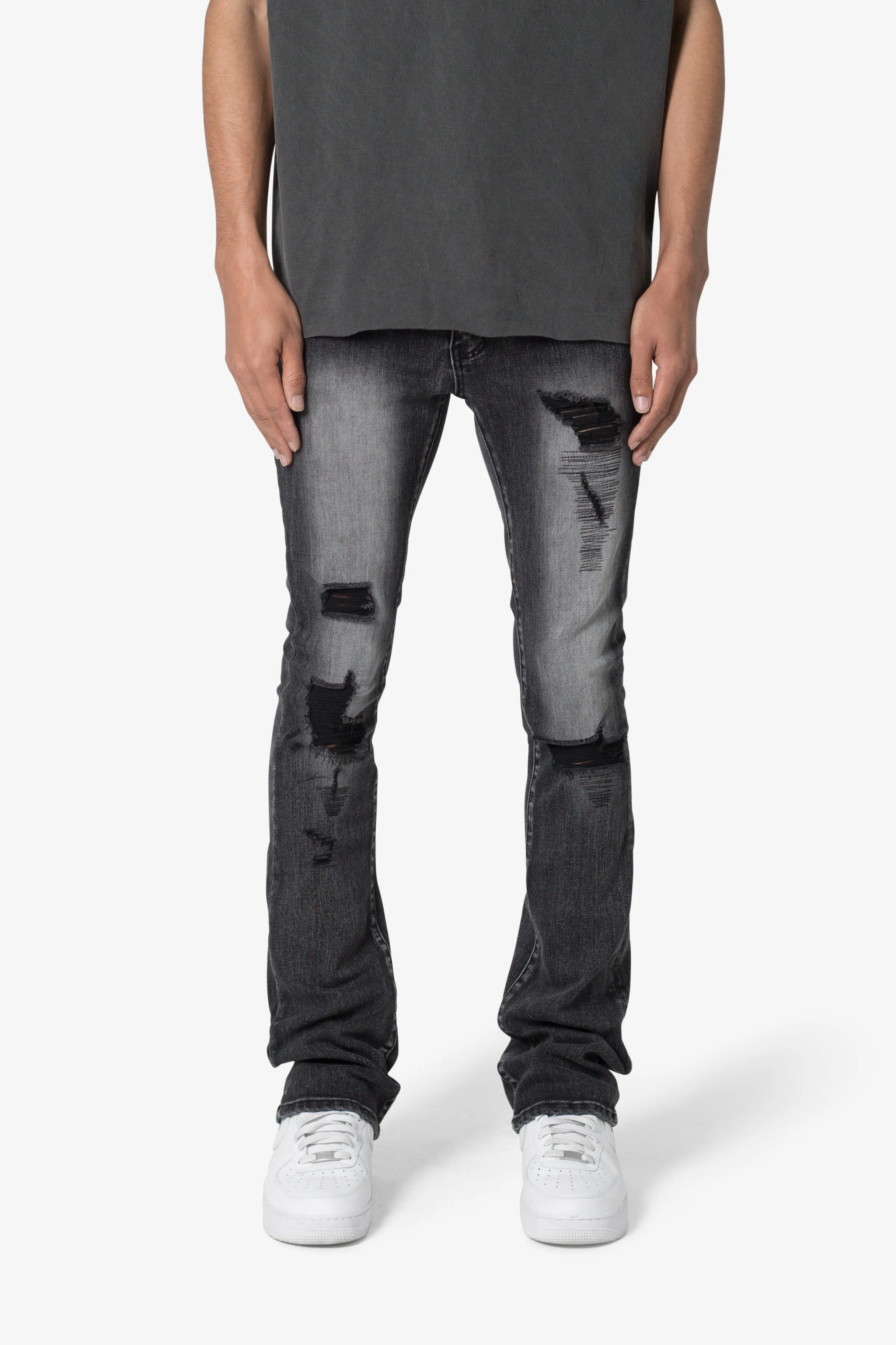 X635 Skinny Stacked Denim - Black sold by MNML product image thumbnail 2