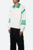 Polo Knit Sweater - Green/White sold by MNML