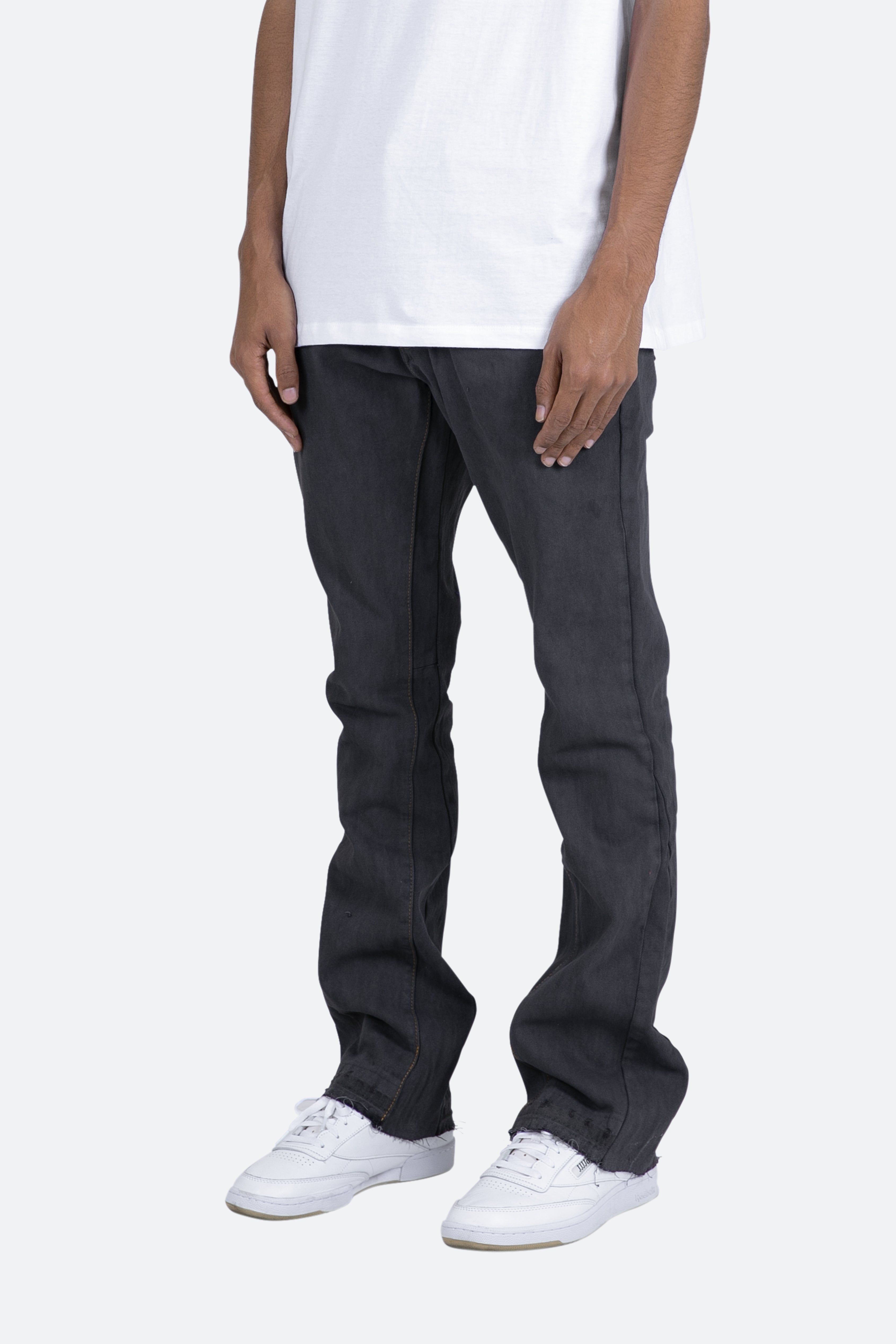 B411 Flare Denim - Black sold by MNML product image thumbnail 4